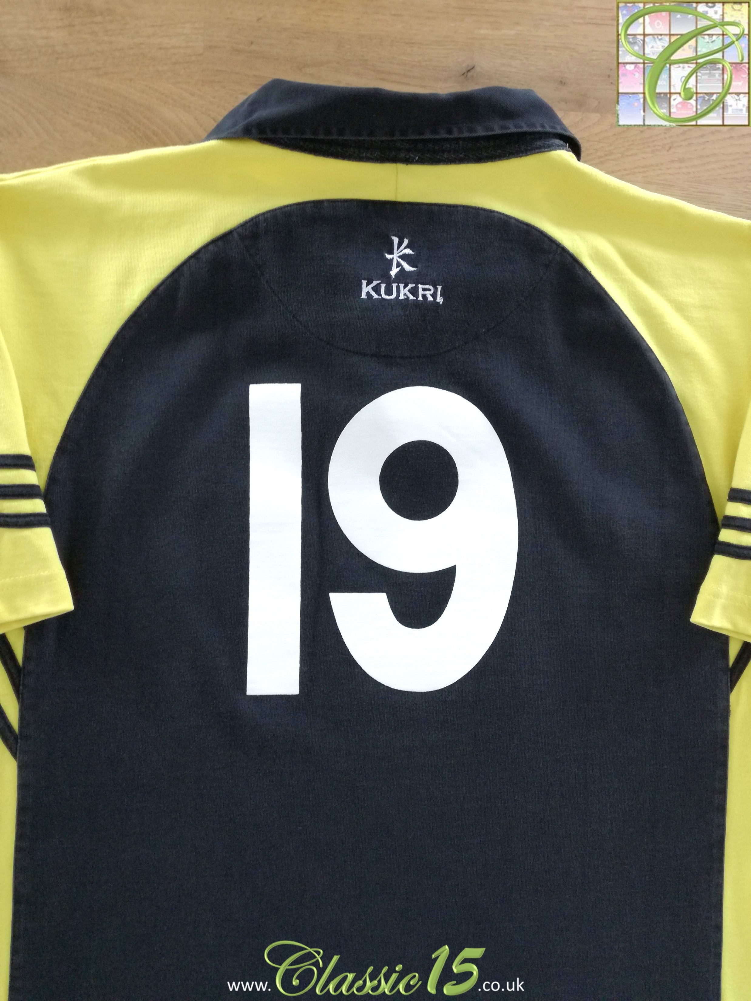 2005/06 Melrose RFC Home Player Issue Rugby Shirt #19 (L)