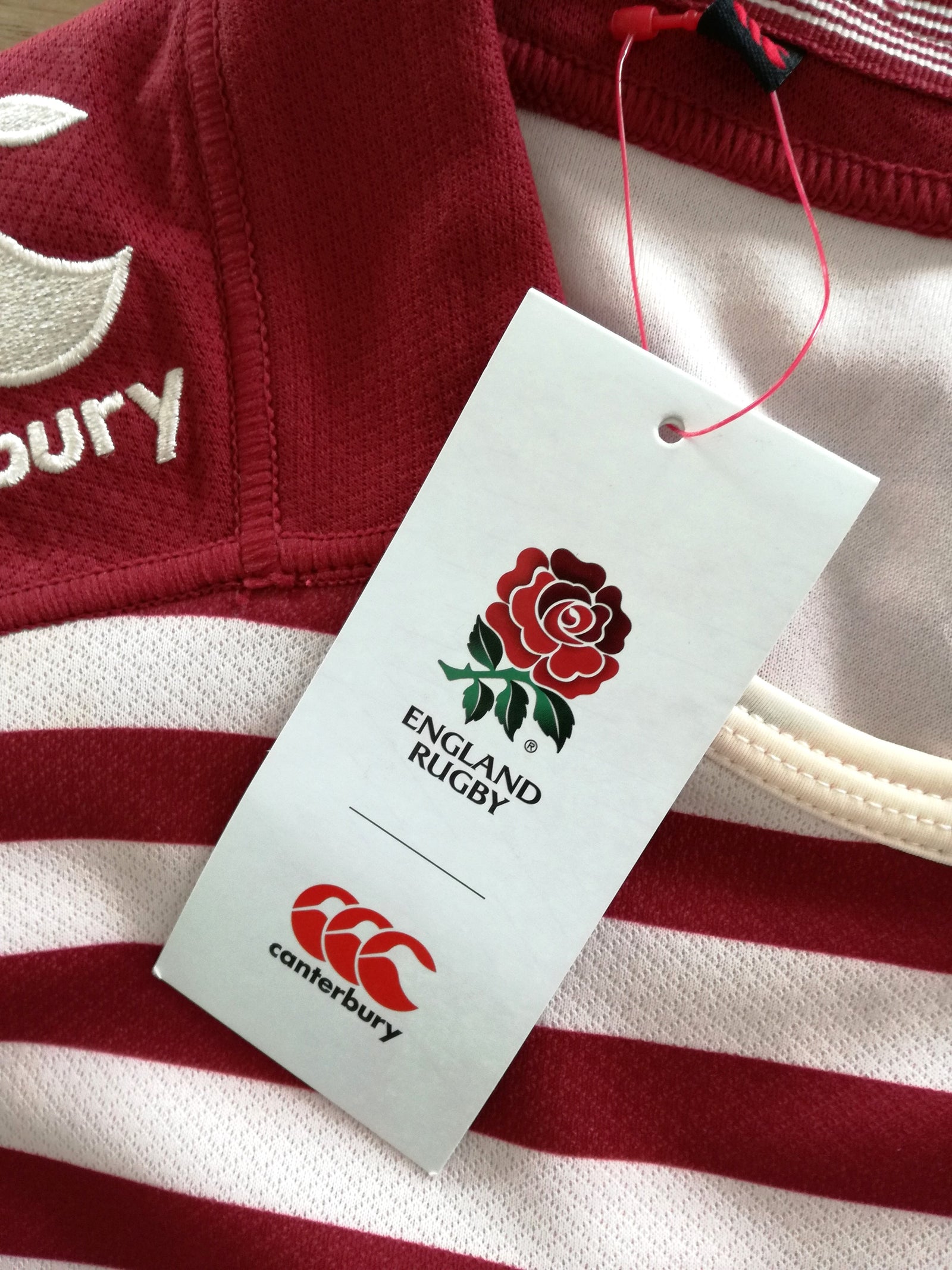 2013/14 England Away Player Issue Rugby Shirt (L)