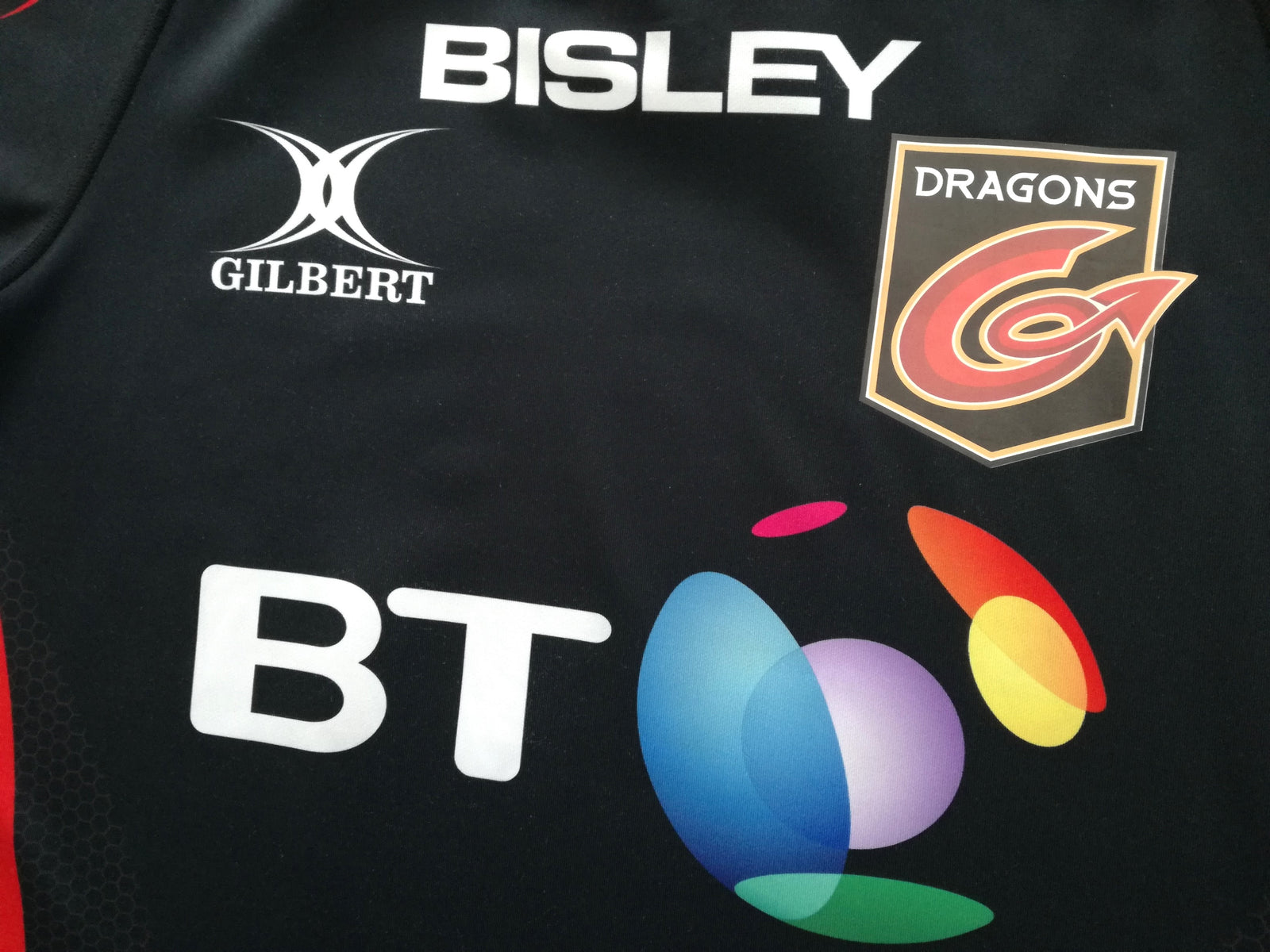 2016/17 Dragons Home Player Issue Pro12 Rugby Shirt #10 (L)