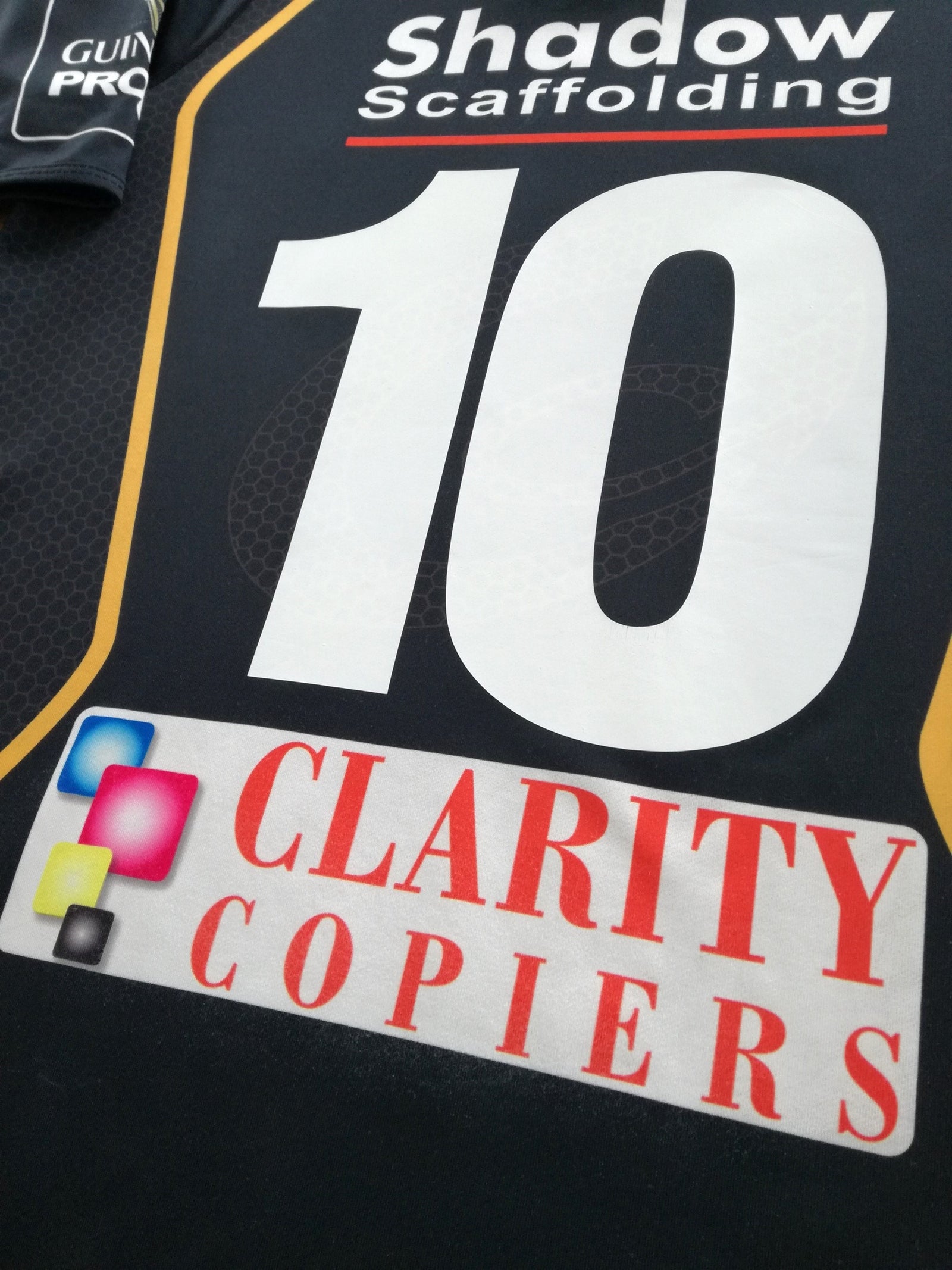 2016/17 Dragons Home Player Issue Pro12 Rugby Shirt #10 (L)