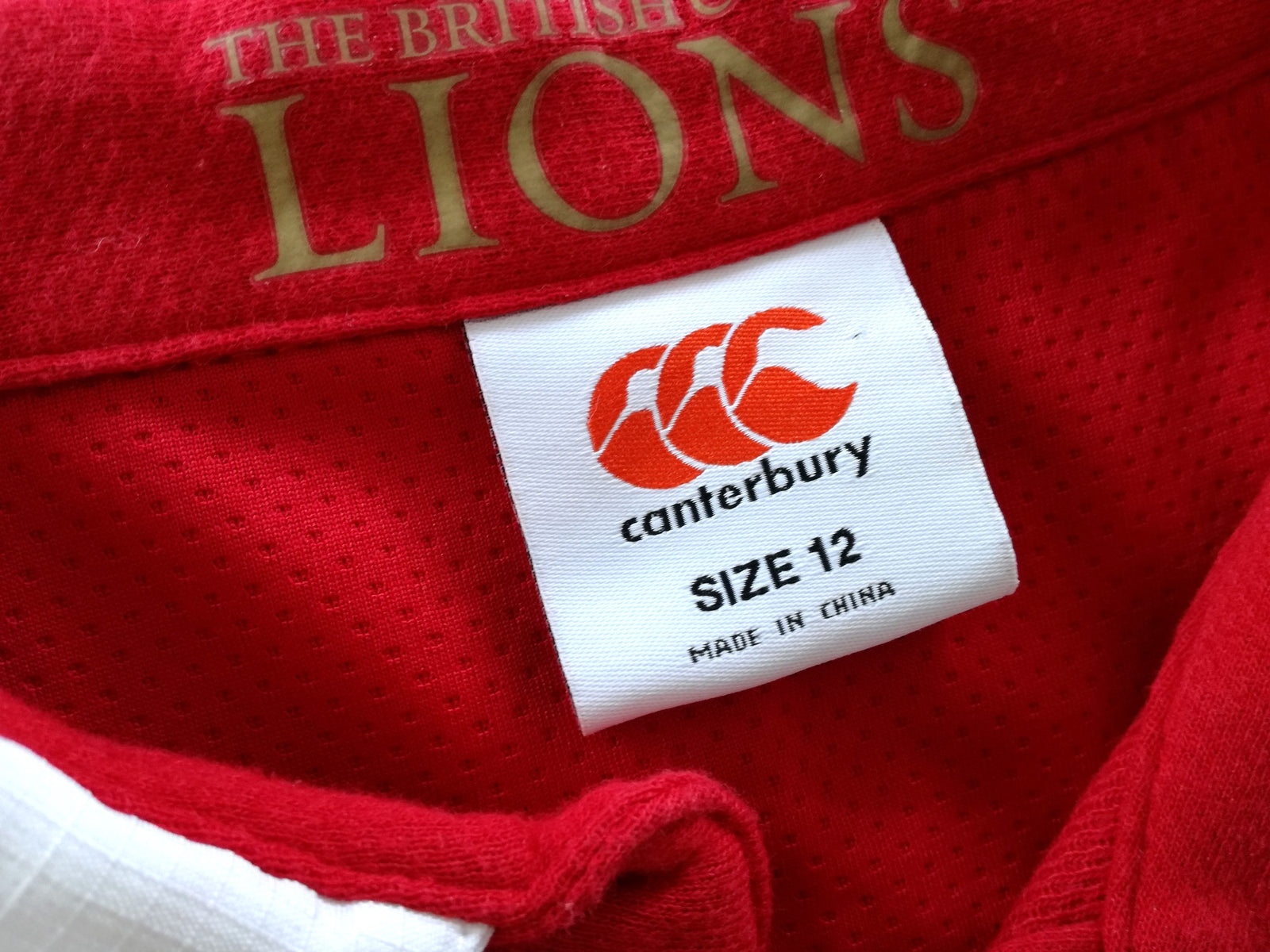 2017 British & Irish Lions Vapodri Rugby Shirt. (W) (Size 12)