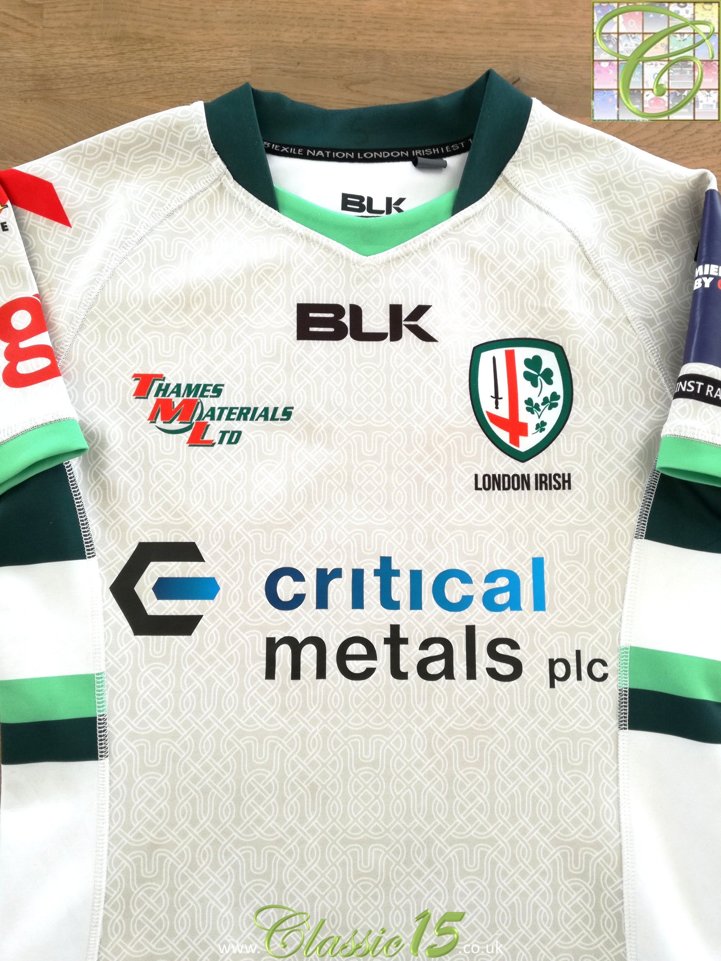 2022/23 London Irish Away Match Worn Rugby Shirt
