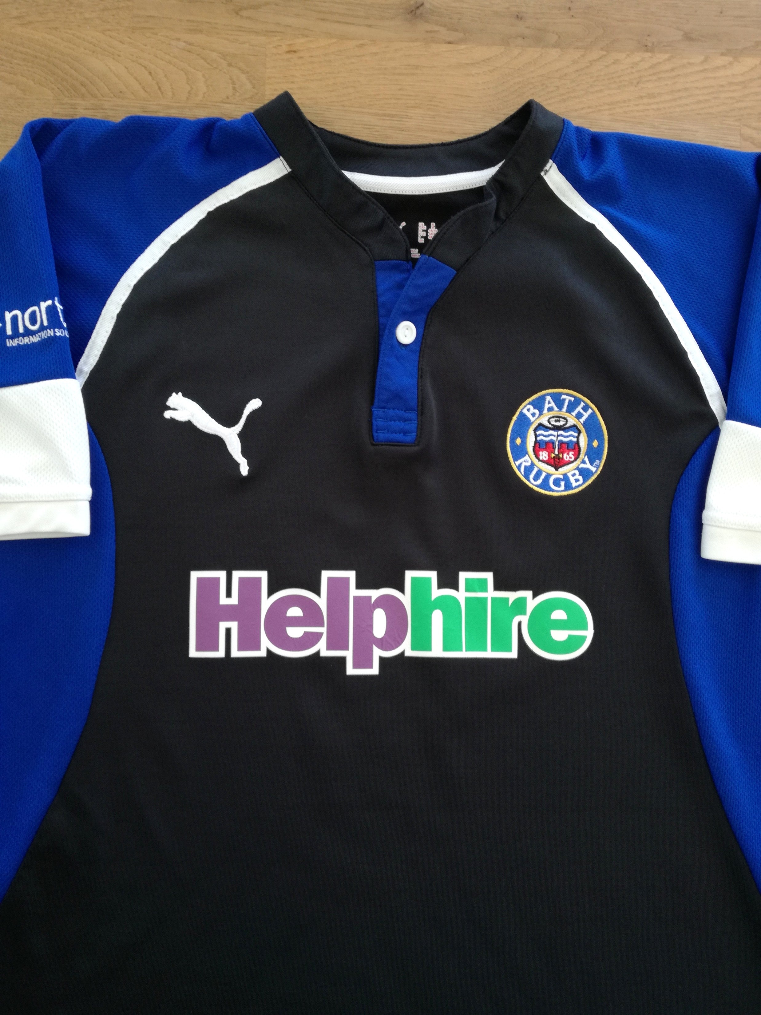 2006/07 Bath Home Pro-Fit Rugby Shirt