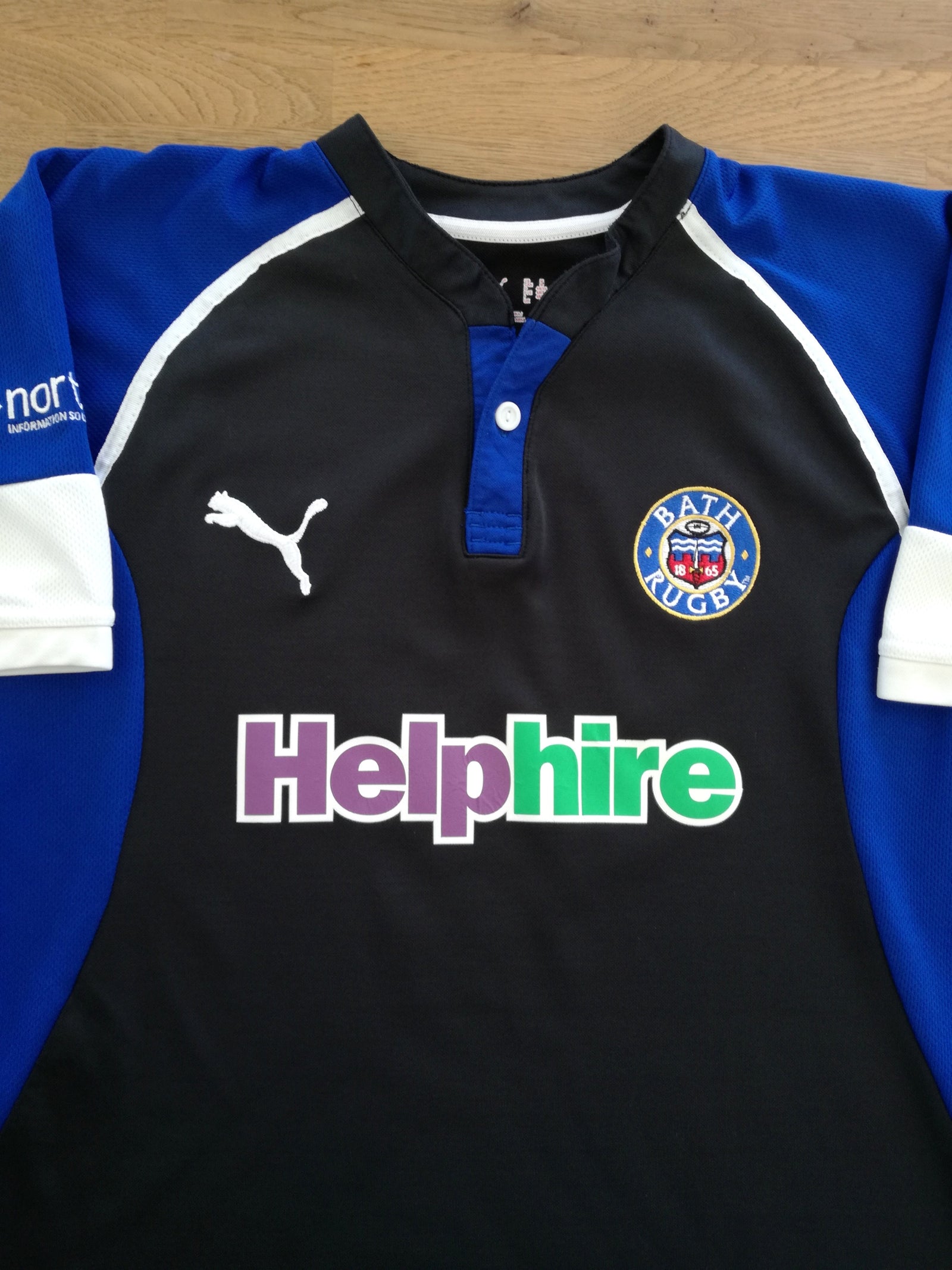 2006/07 Bath Home Pro-Fit Rugby Shirt
