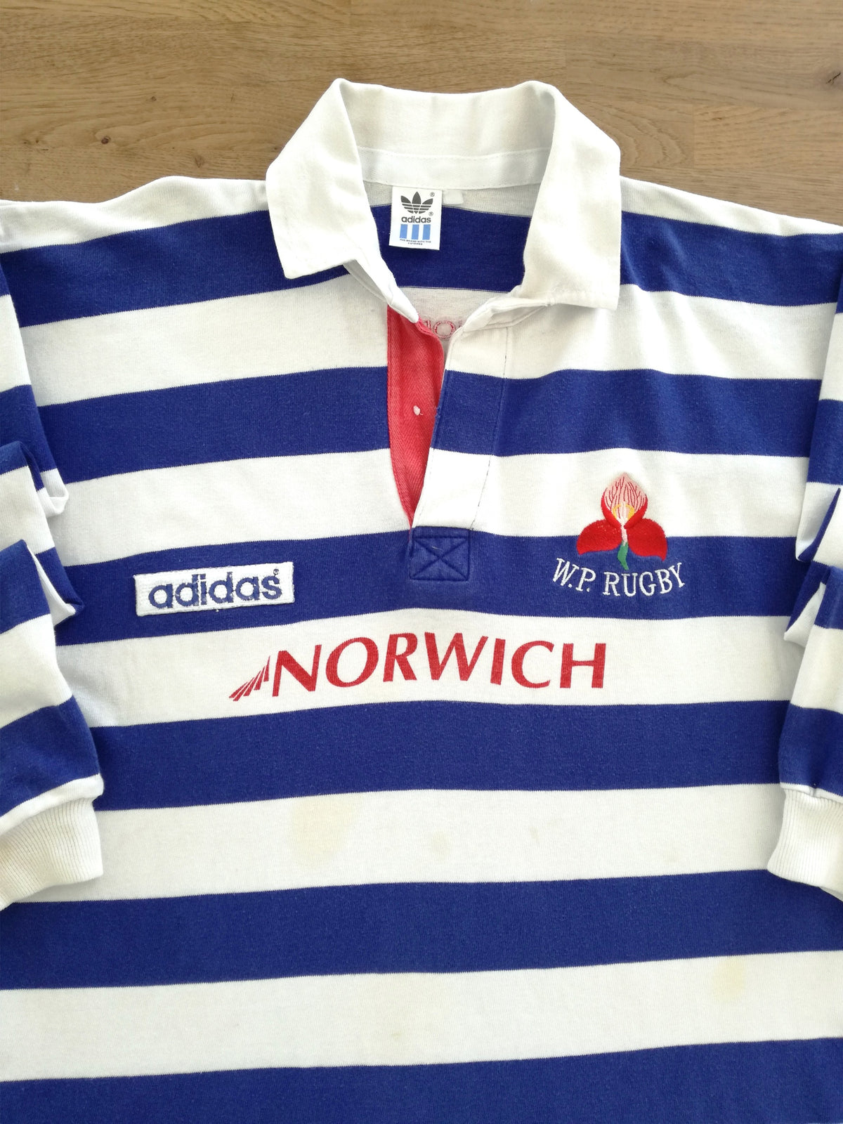1996 Western Province Home Long Sleeve Rugby Shirt