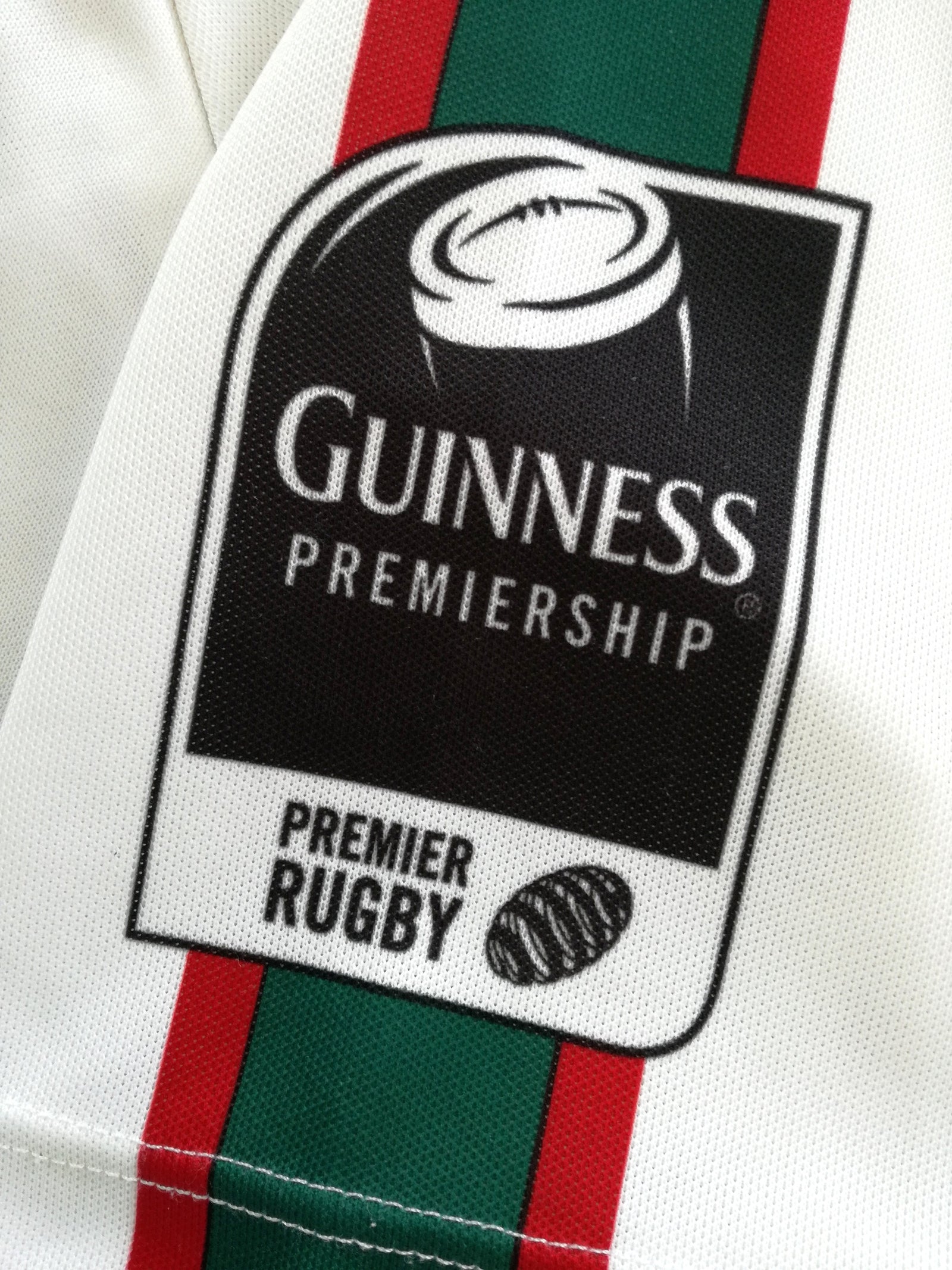 2005/06 Leicester Tigers Away Premiership Player Issue Rugby Shirt Goode #10 (XL)