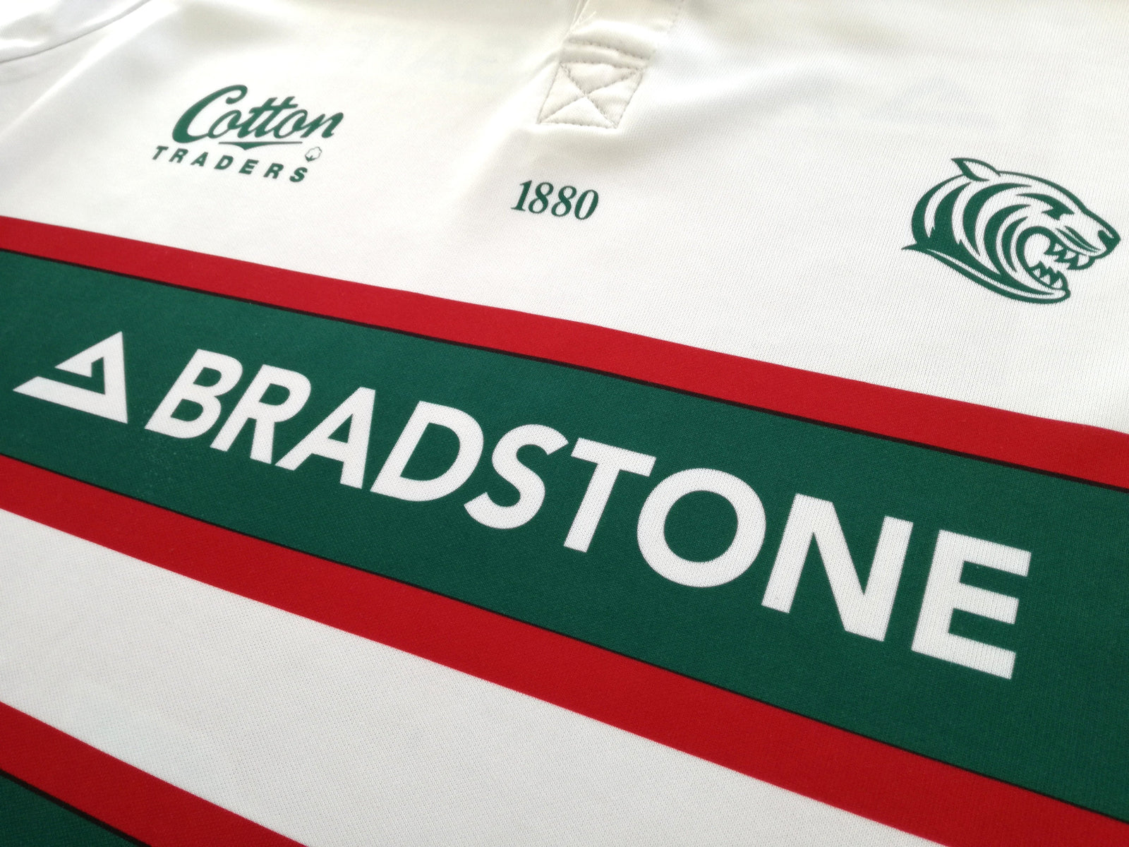 2005/06 Leicester Tigers Away Premiership Player Issue Rugby Shirt Goode #10 (XL)