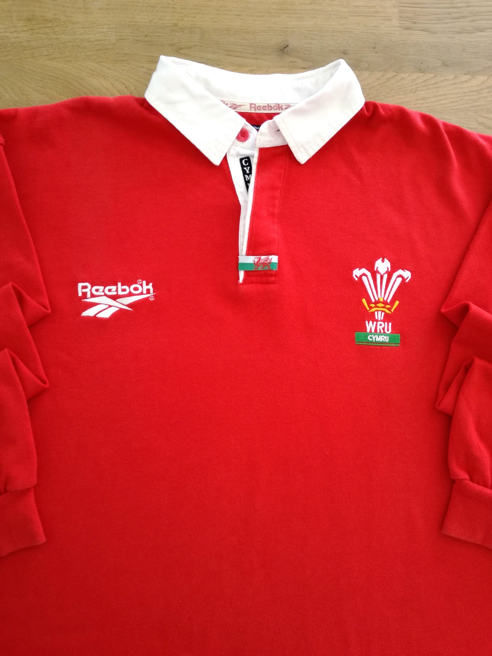 1996/97 Wales Home Long Sleeve Rugby Shirt