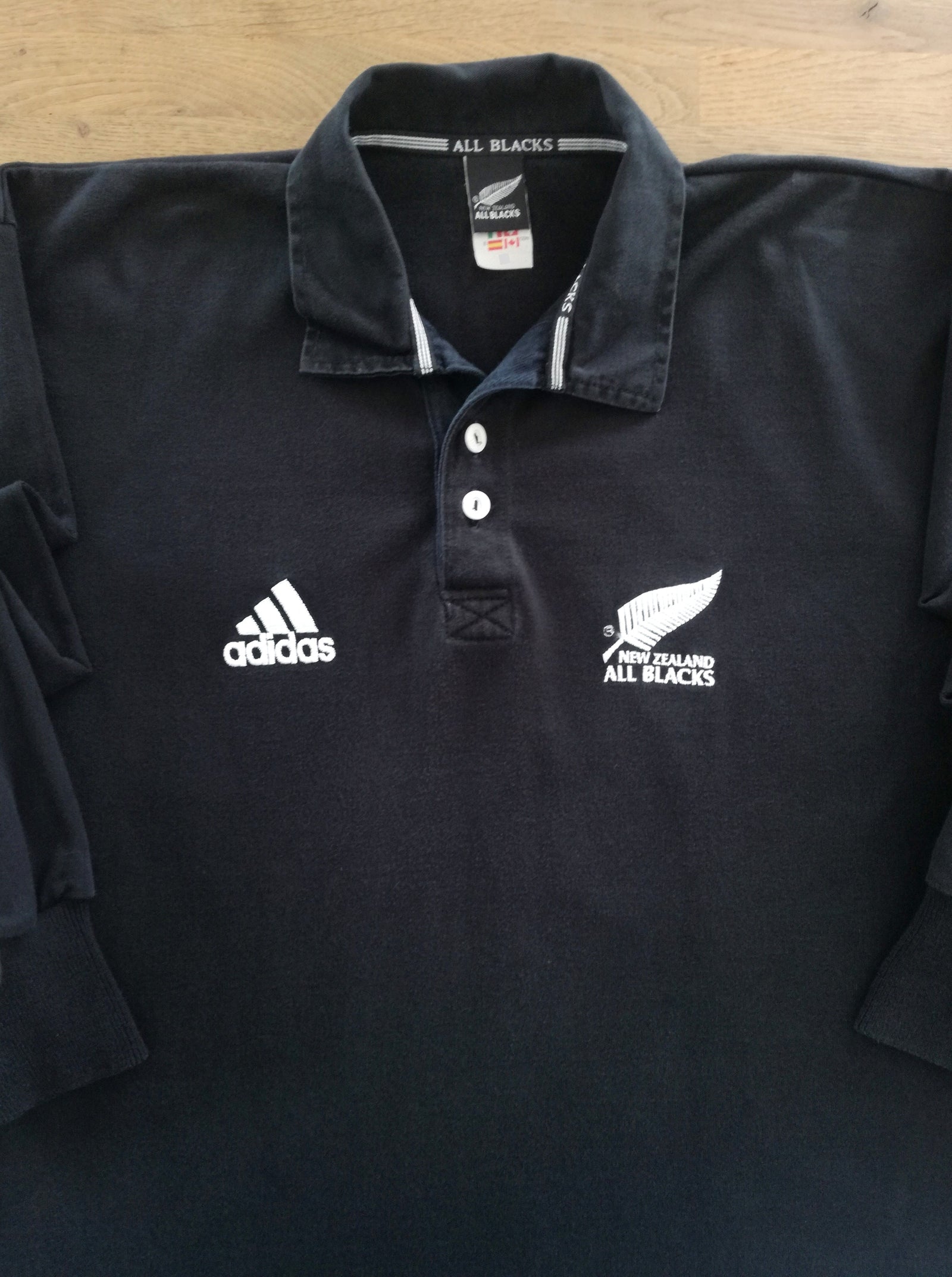 1999 New Zealand Home Long Sleeve Rugby Shirt