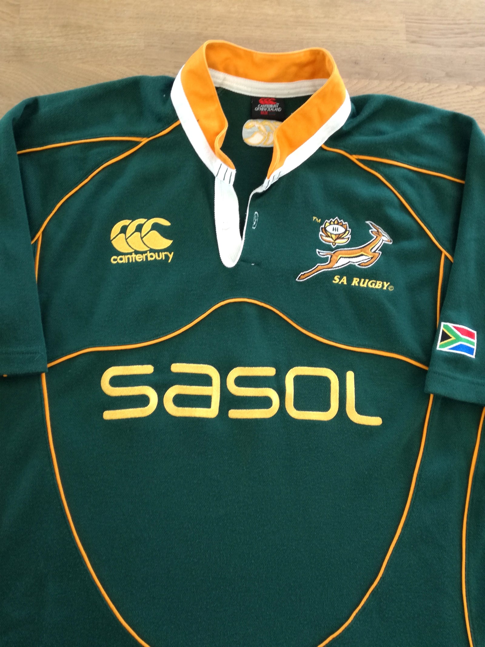 2007 South Africa Home Rugby Shirt