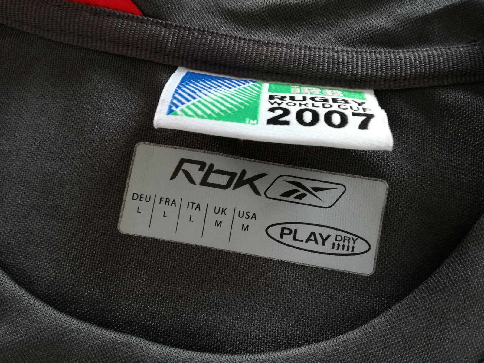 2007 Wales Away World Cup Pro-Fit Rugby Shirt (M)