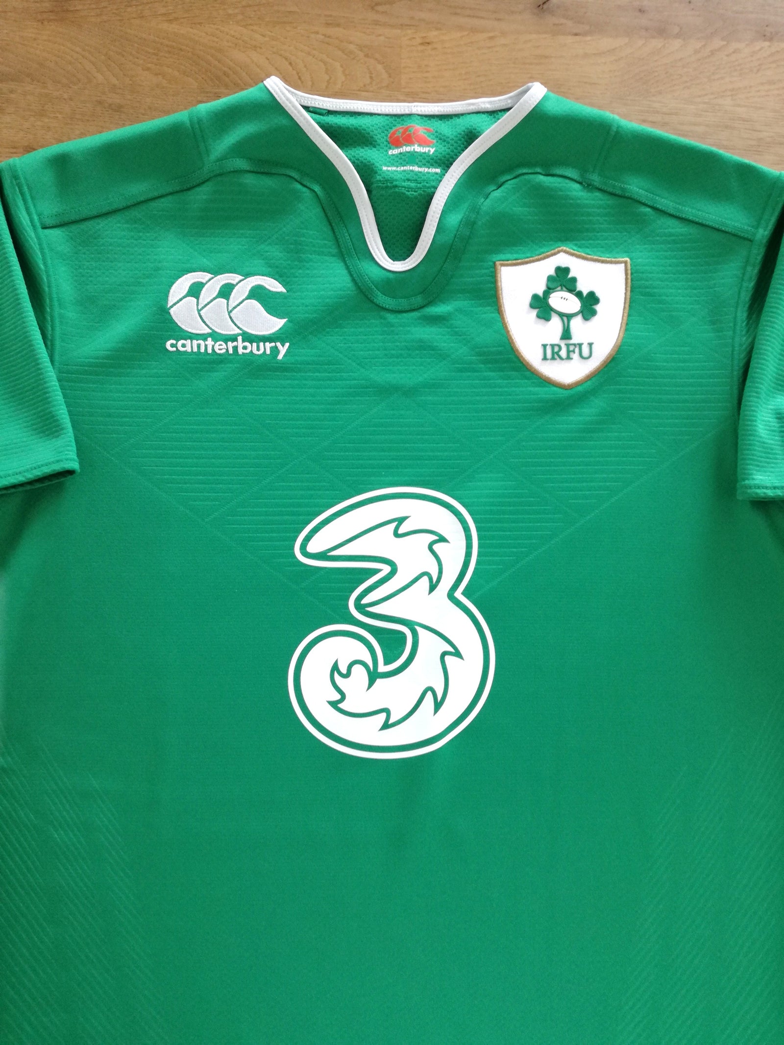 2015/16 Ireland Home Vapodri Rugby Shirt