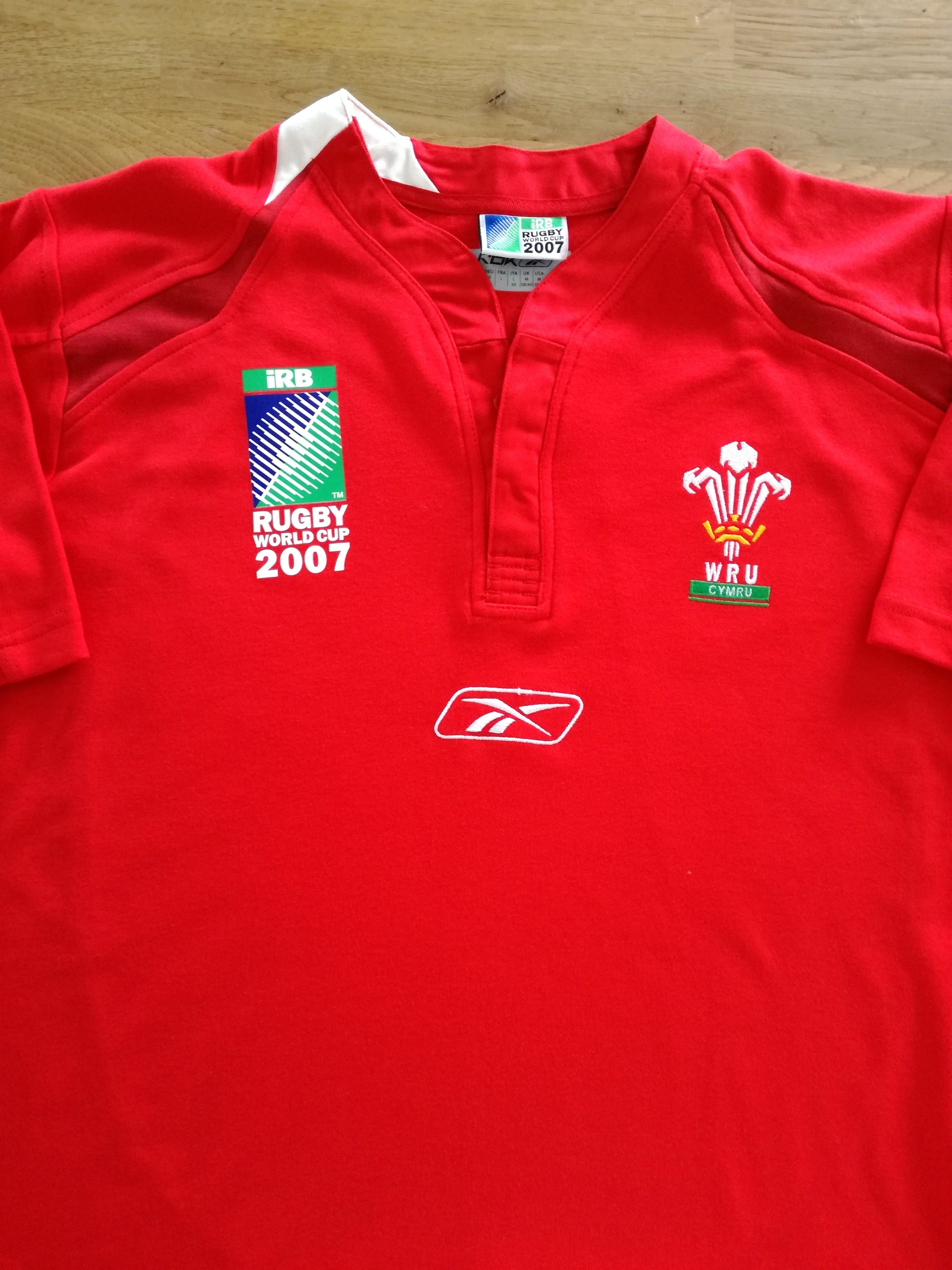 2007 Wales Home World Cup Rugby Shirt