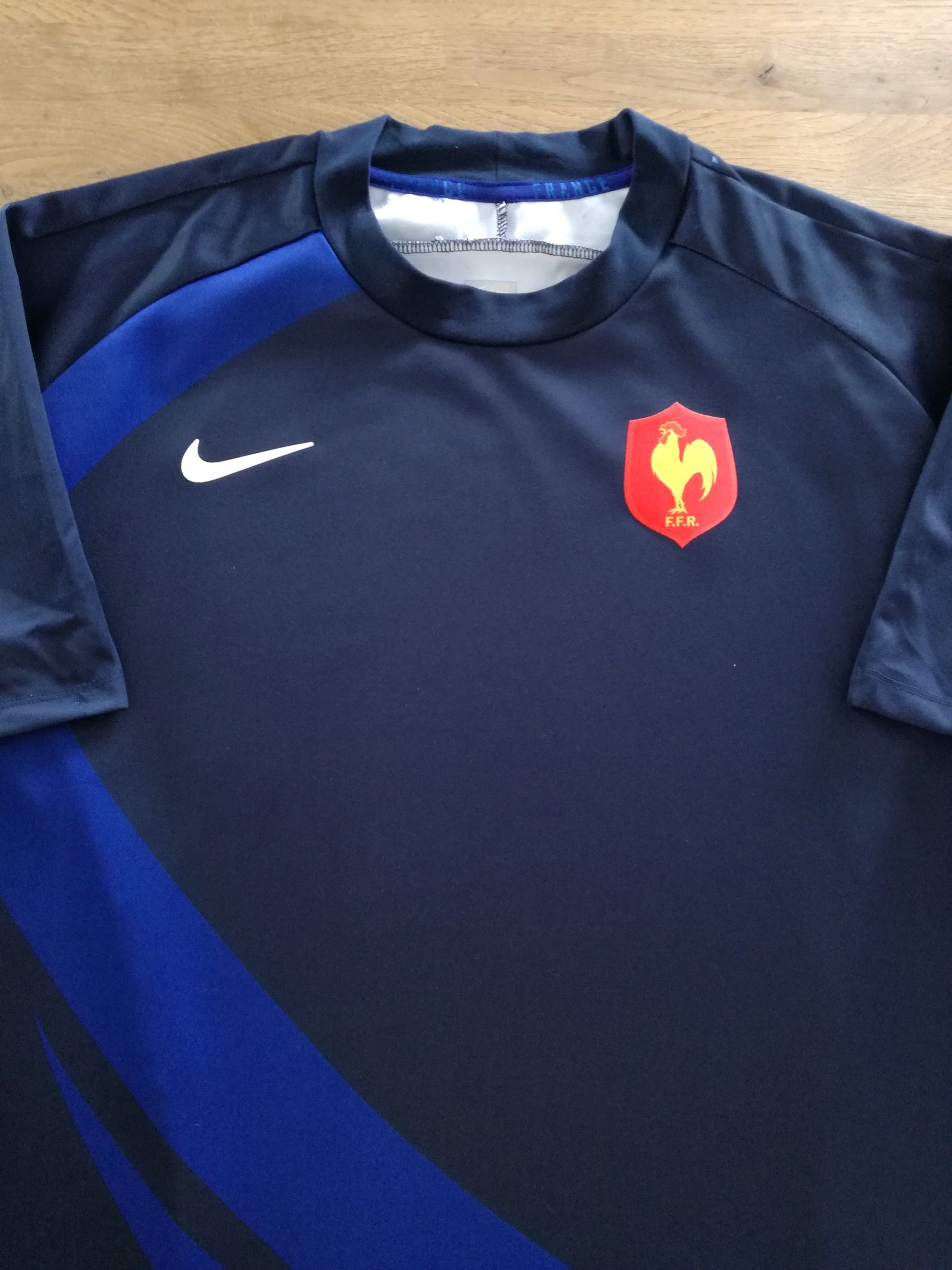 2007/08 France Home Pro-Fit Rugby Shirt