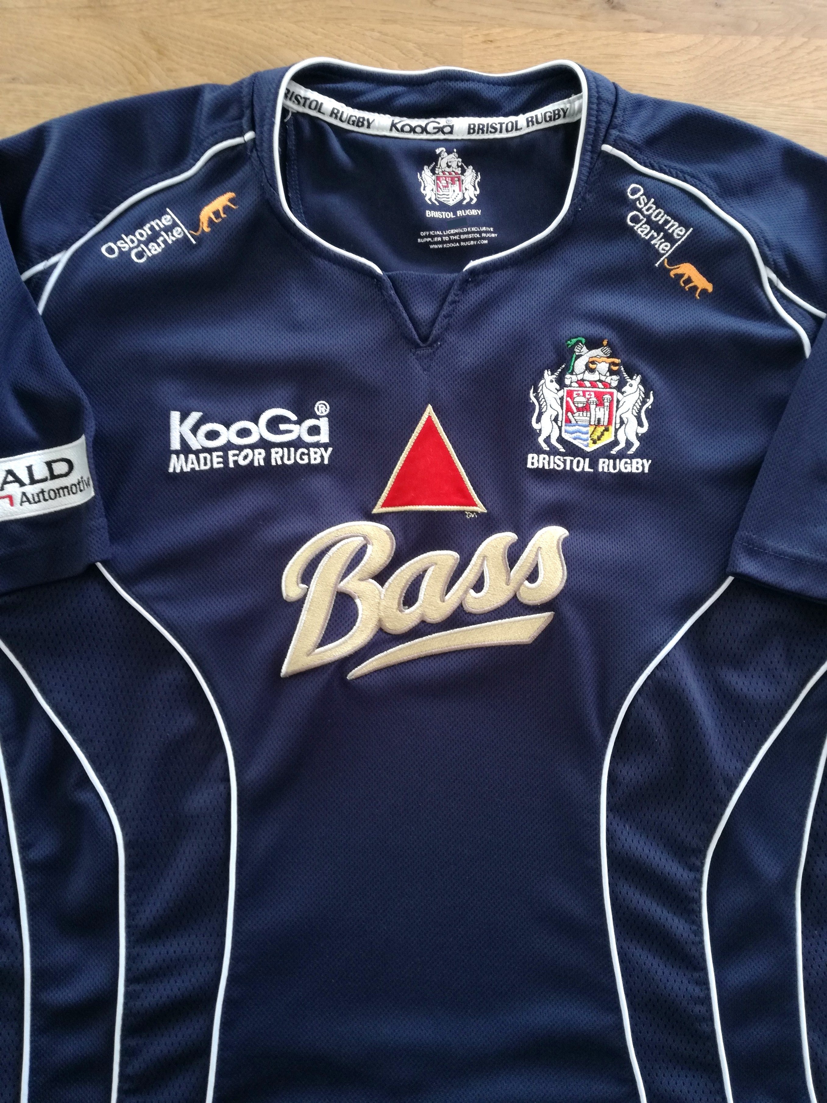 2007/08 Bristol Home Rugby Shirt