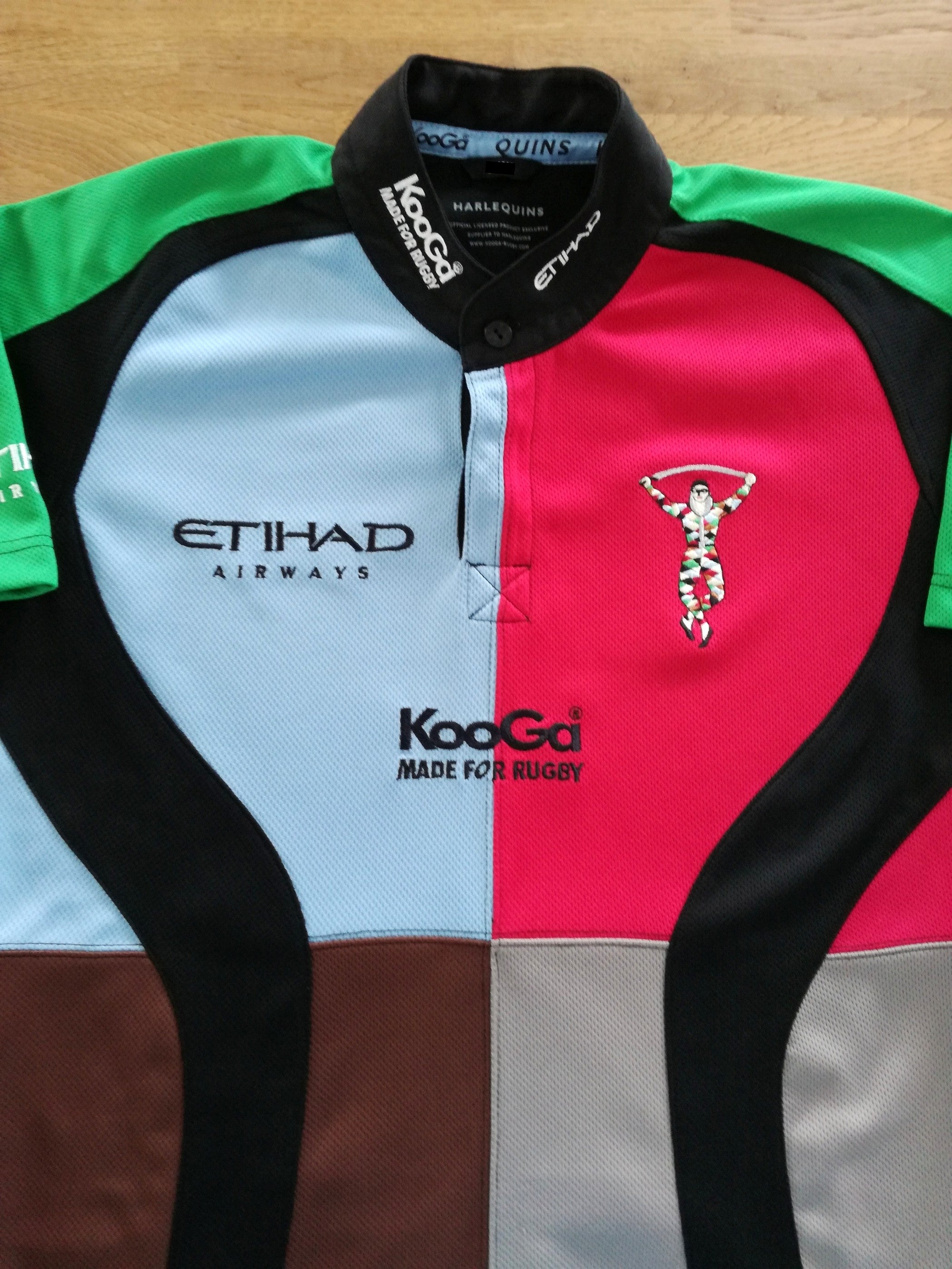2007/08 Harlequins Home Rugby Shirt