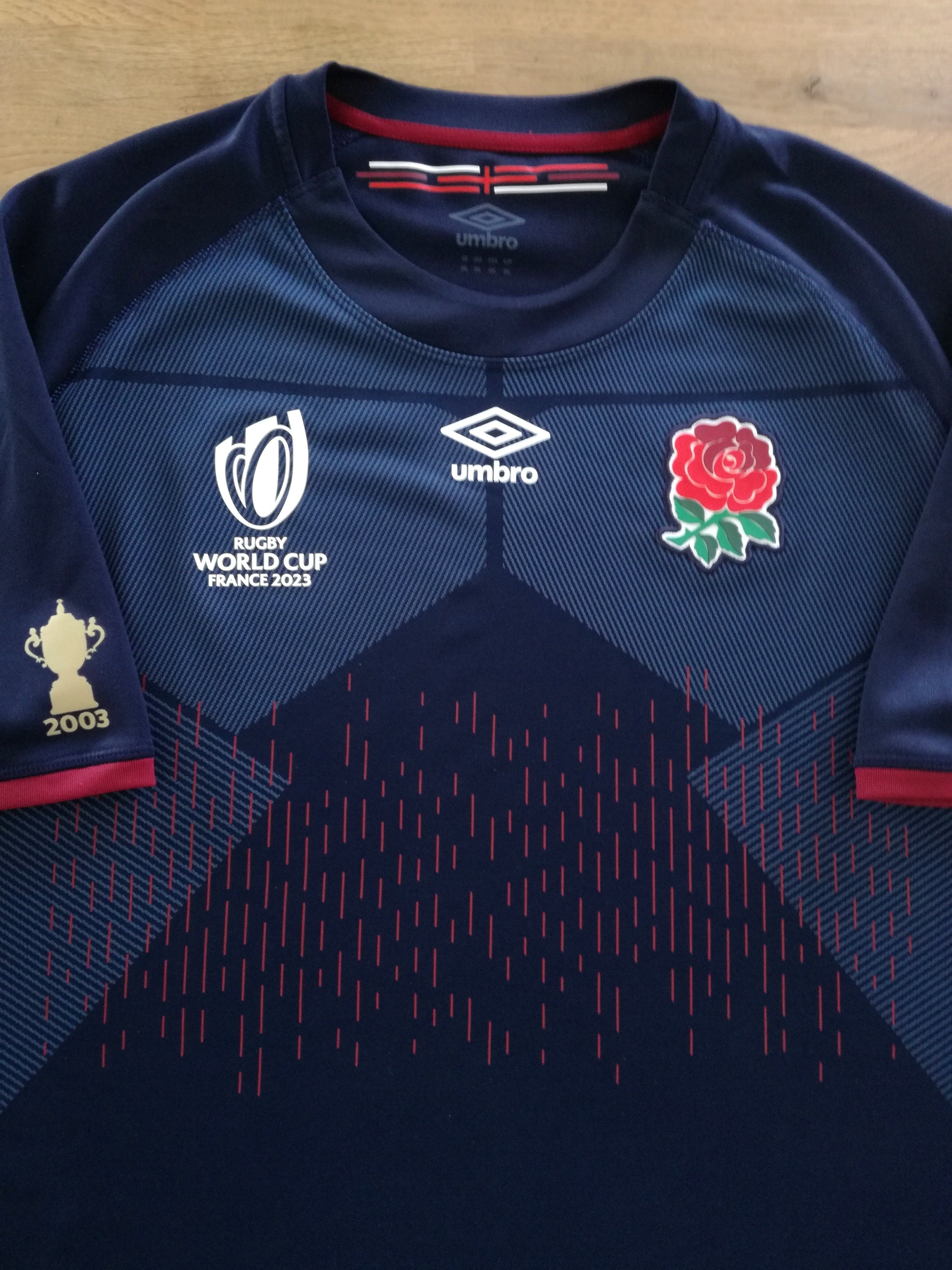 2023 England Away World Cup Rugby Shirt (XXL)