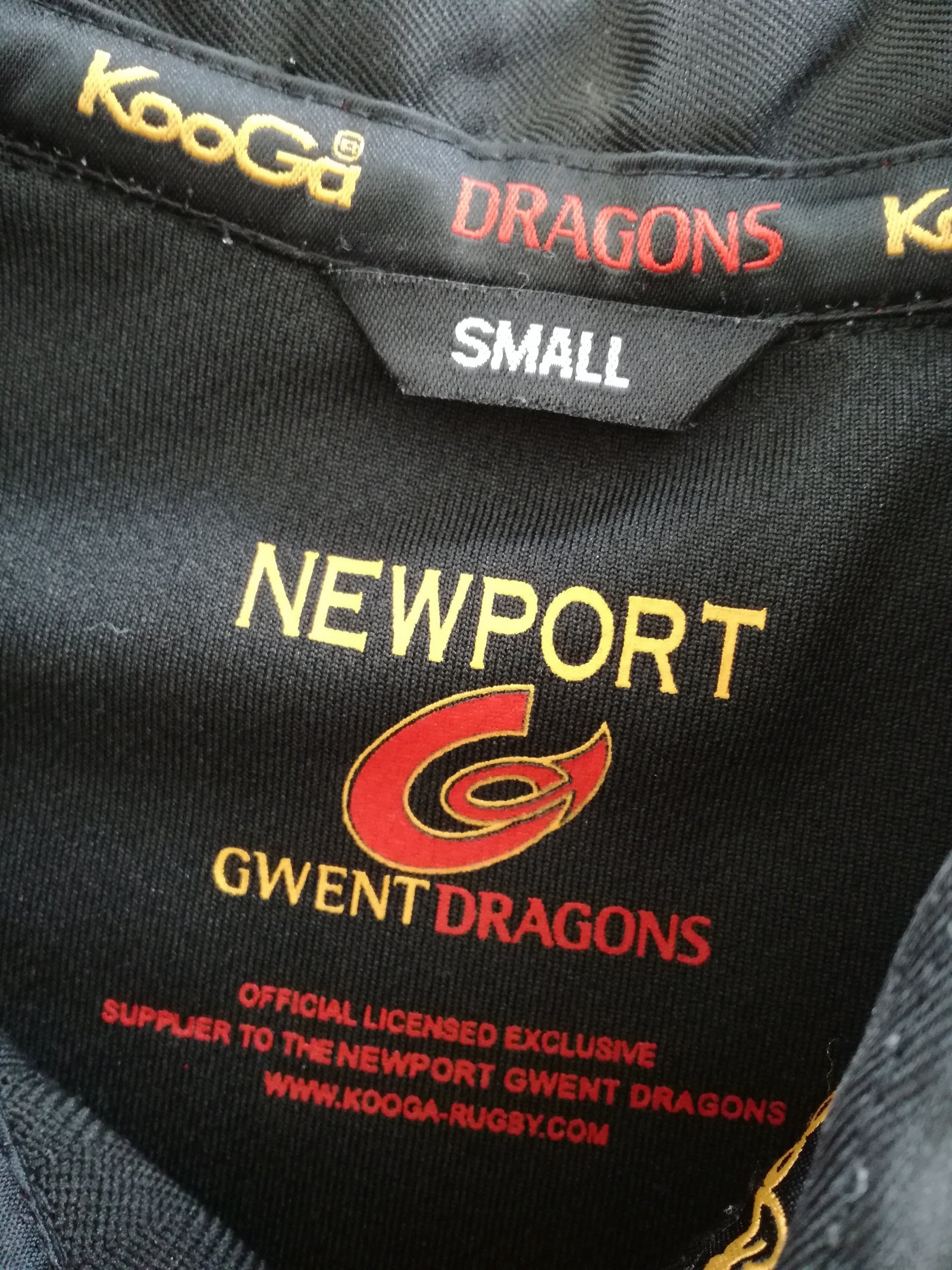 2007/08 Newport Gwent Dragons Home Rugby Shirt (S)