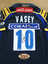 2007/08 Leeds Carnegie Home Premiership Player Issue Rugby Shirt Vasey #10