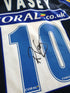 2007/08 Leeds Carnegie Home Premiership Player Issue Rugby Shirt Vasey #10 (Signed) (S)