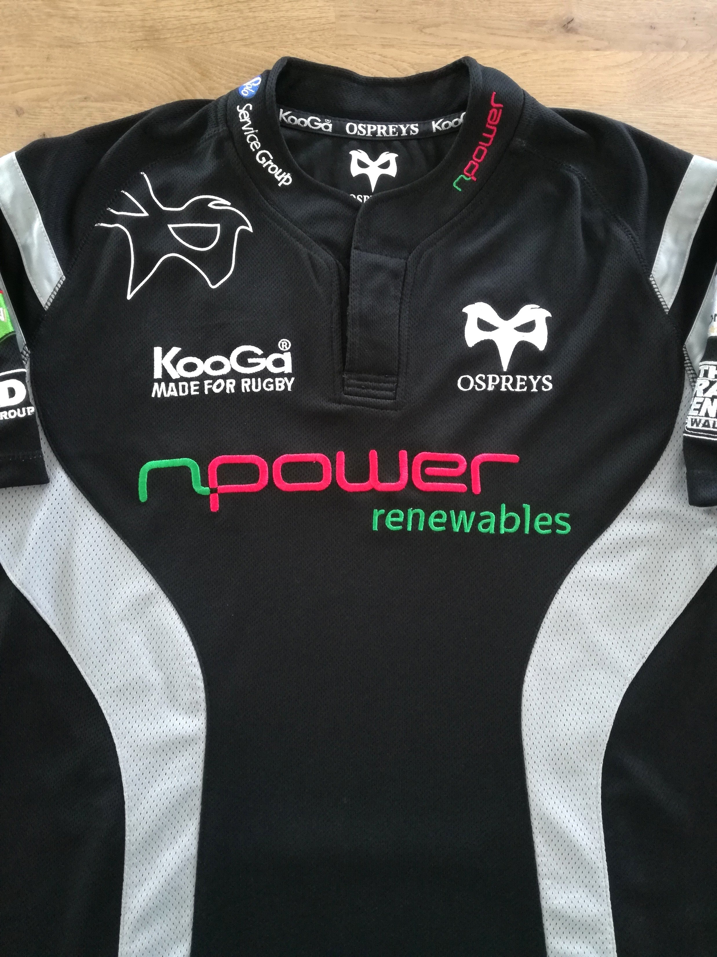 2007/08 Ospreys Home Rugby Shirt