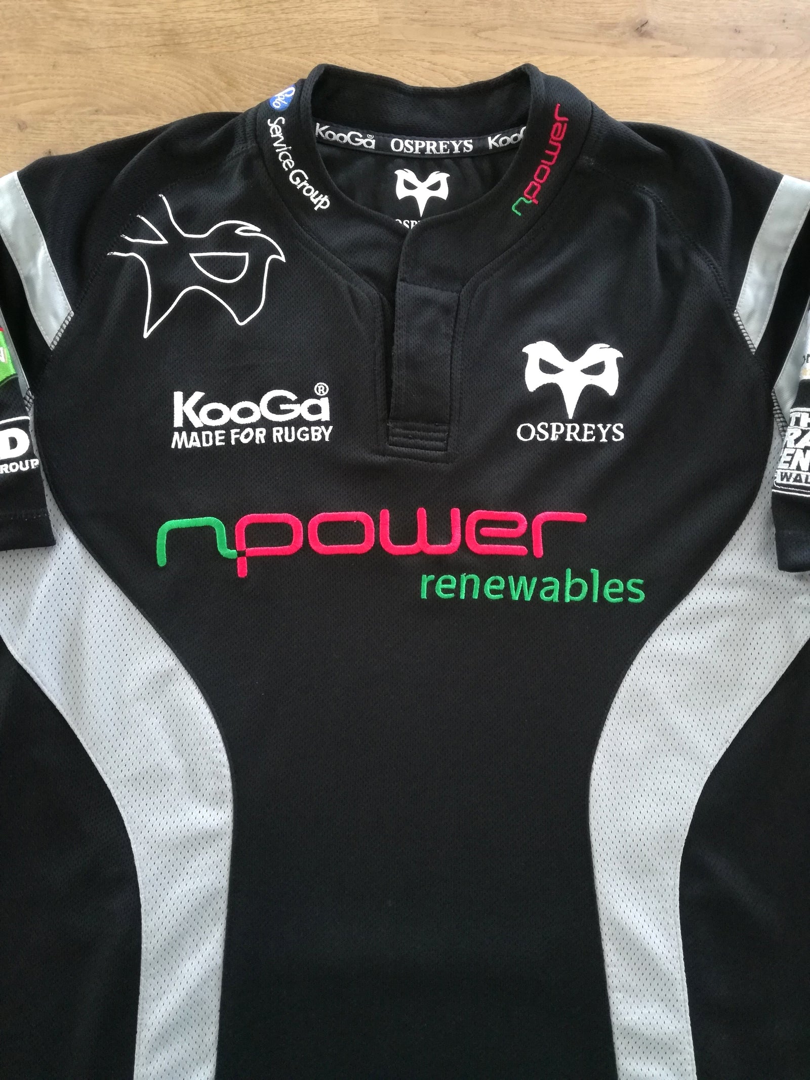 2007/08 Ospreys Home Rugby Shirt