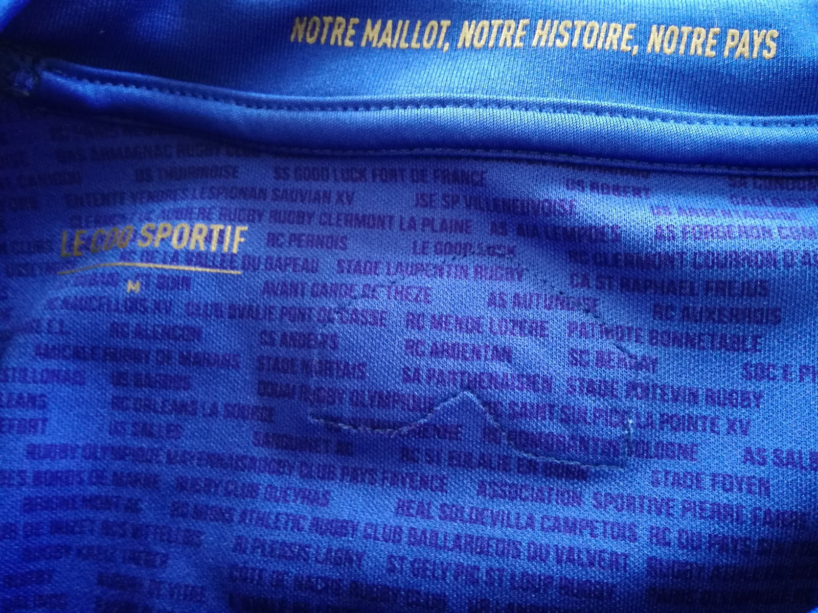 2022/23 France Home Pro-Fit Rugby Shirt (M)