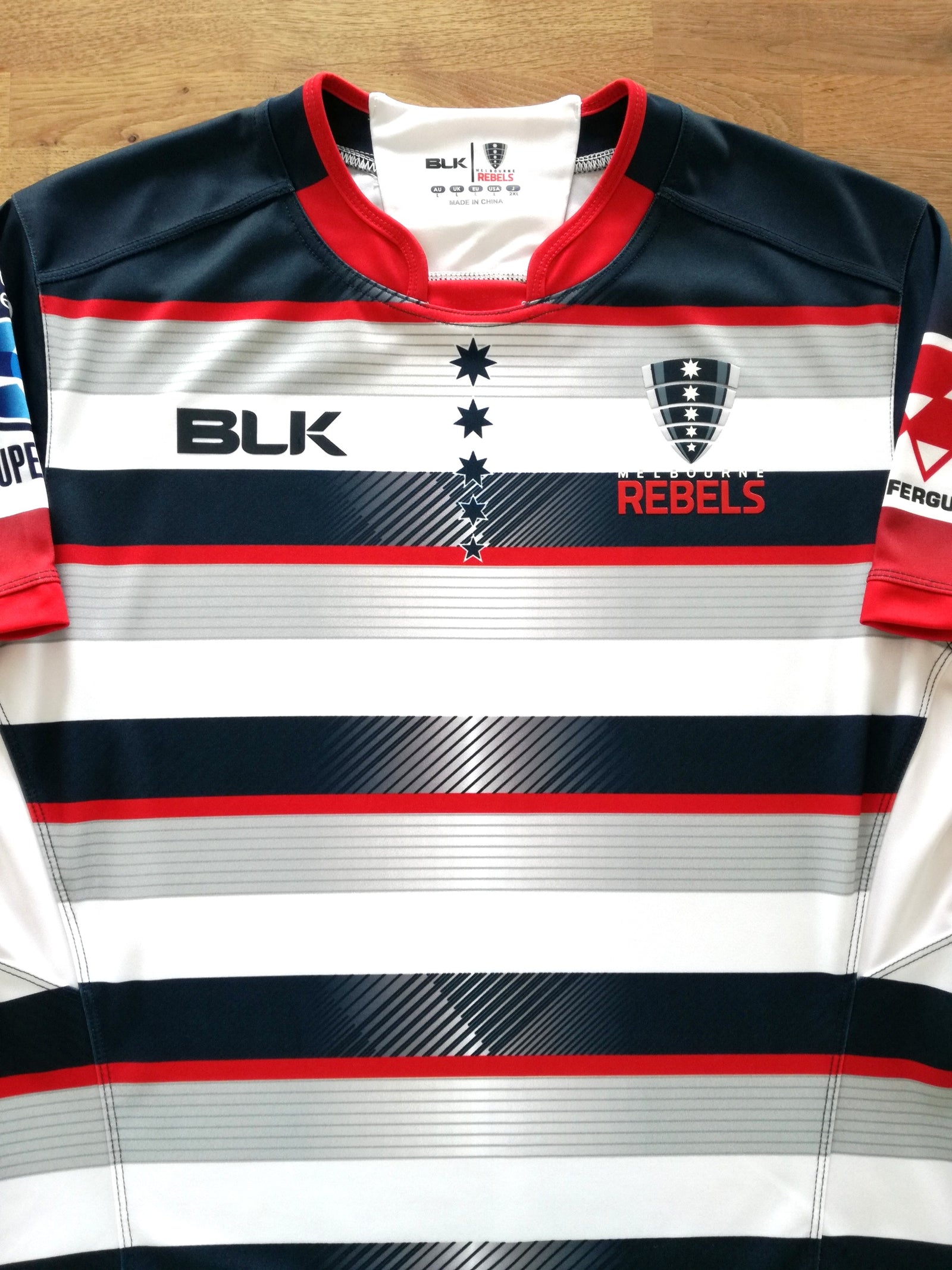2016 Melbourne Rebels Home Super Rugby Shirt