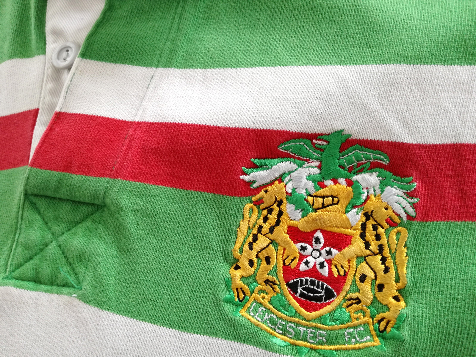 1997/98 Leicester Tigers Home Rugby Shirt. (S)