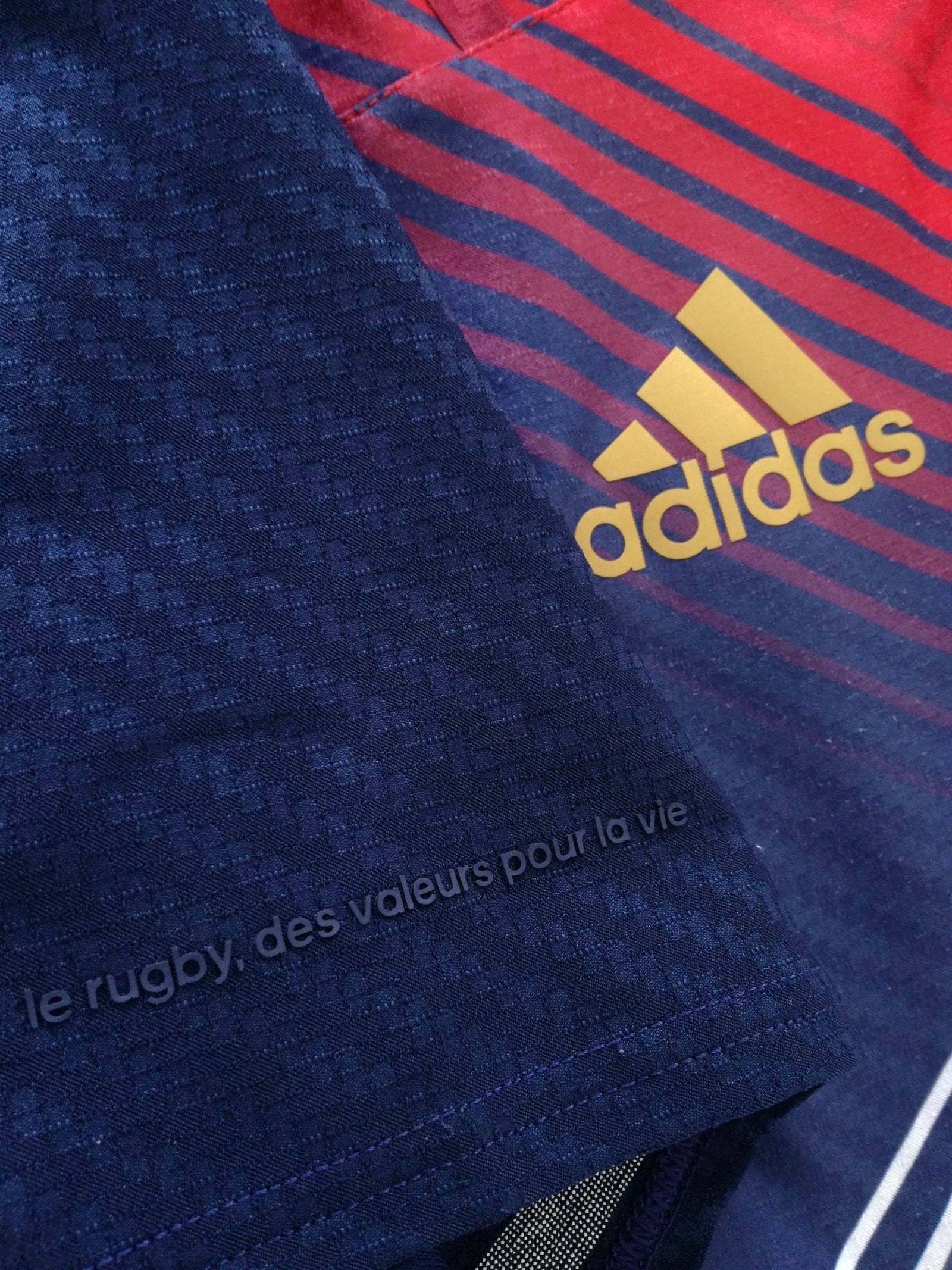 2015/16 France Away Player Issue Rugby Sevens Shirt (XXL) (10)