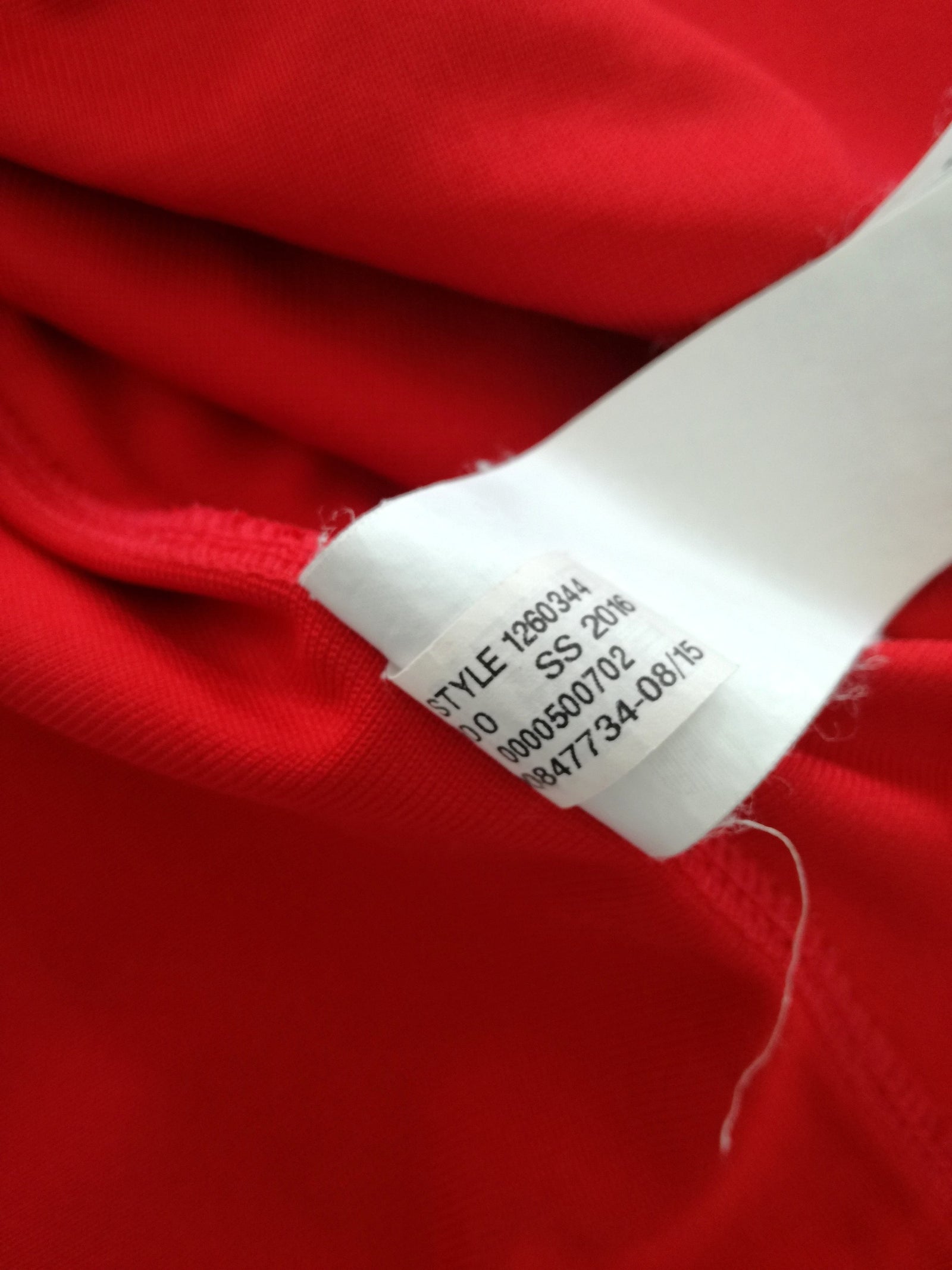 2015/16 Wales Home 'Loose' Rugby Shirt (XL)