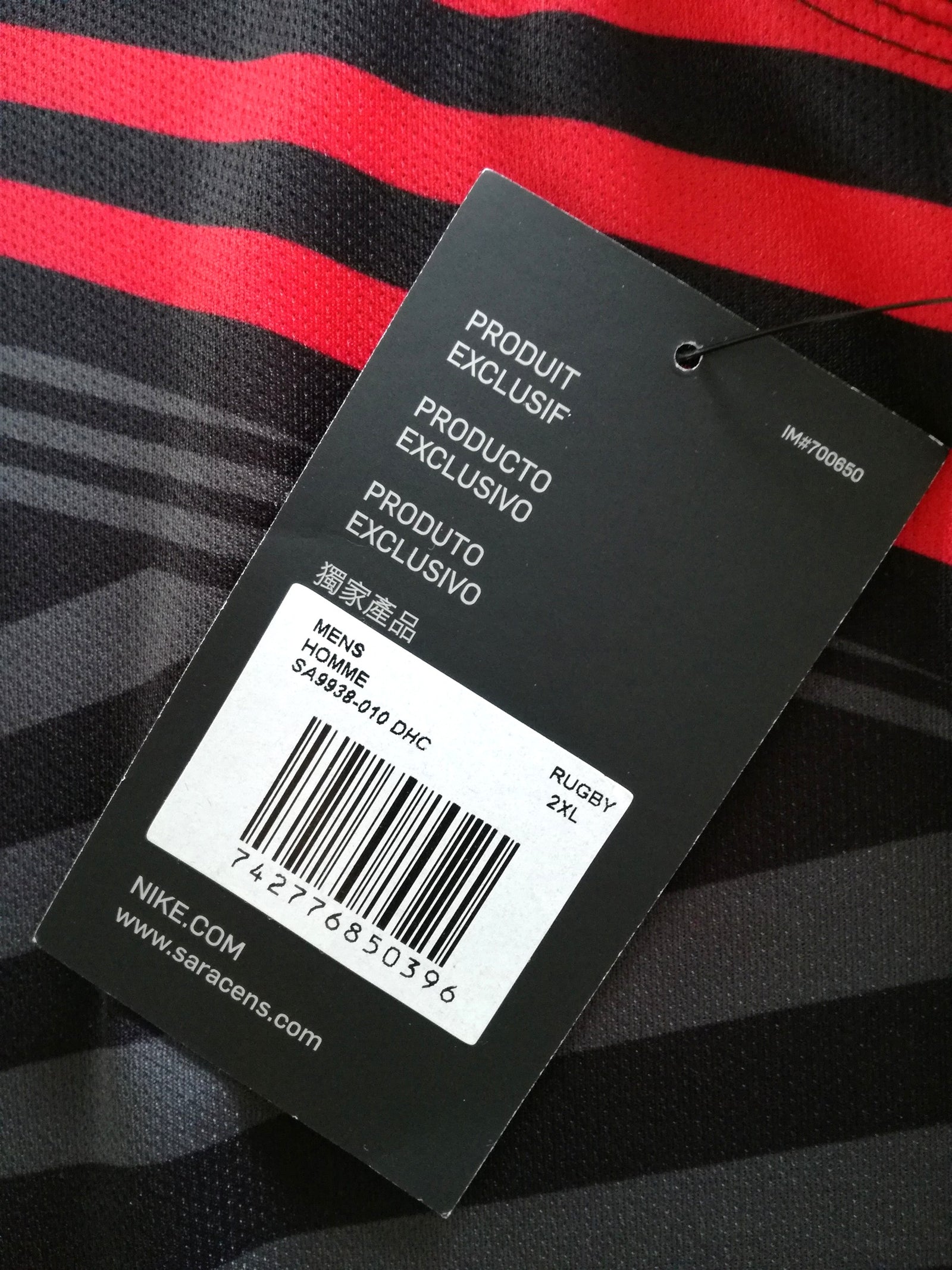 2020/21 Saracens Home Rugby Shirt (XXL) *BNWT*