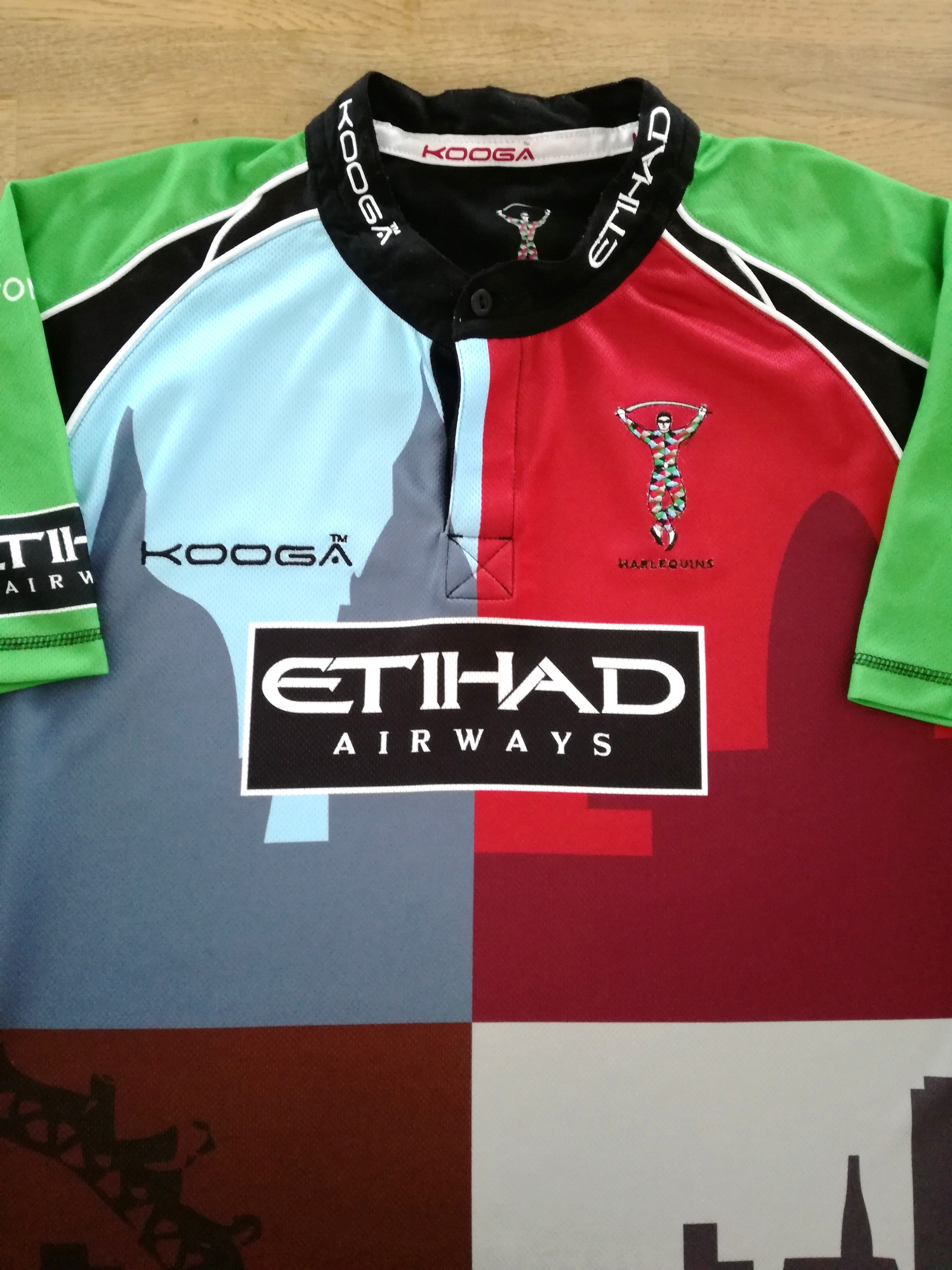 2010/11 Harlequins Home Rugby Shirt (S)