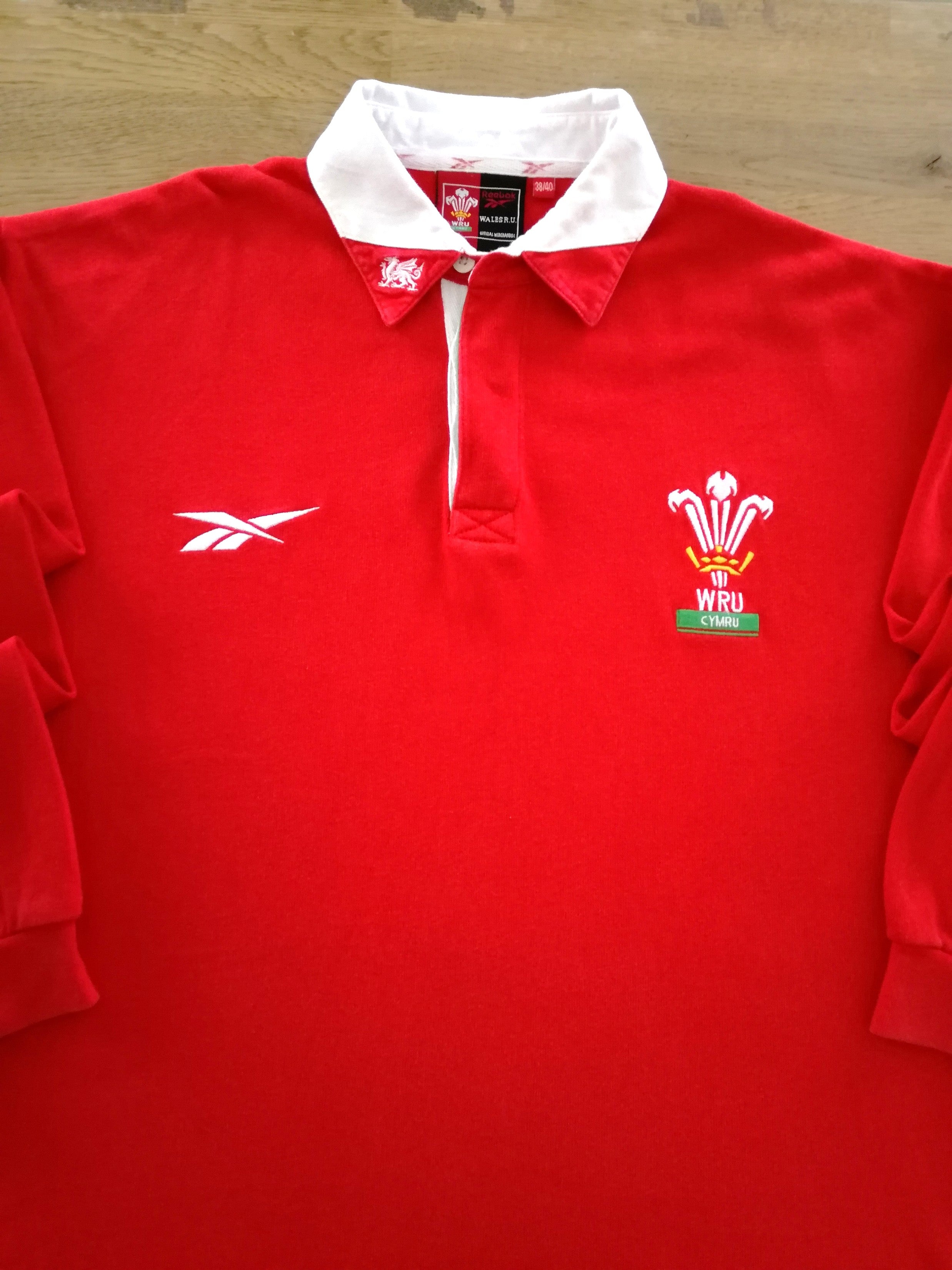 1998/99 Wales Home Long Sleeve Rugby Shirt