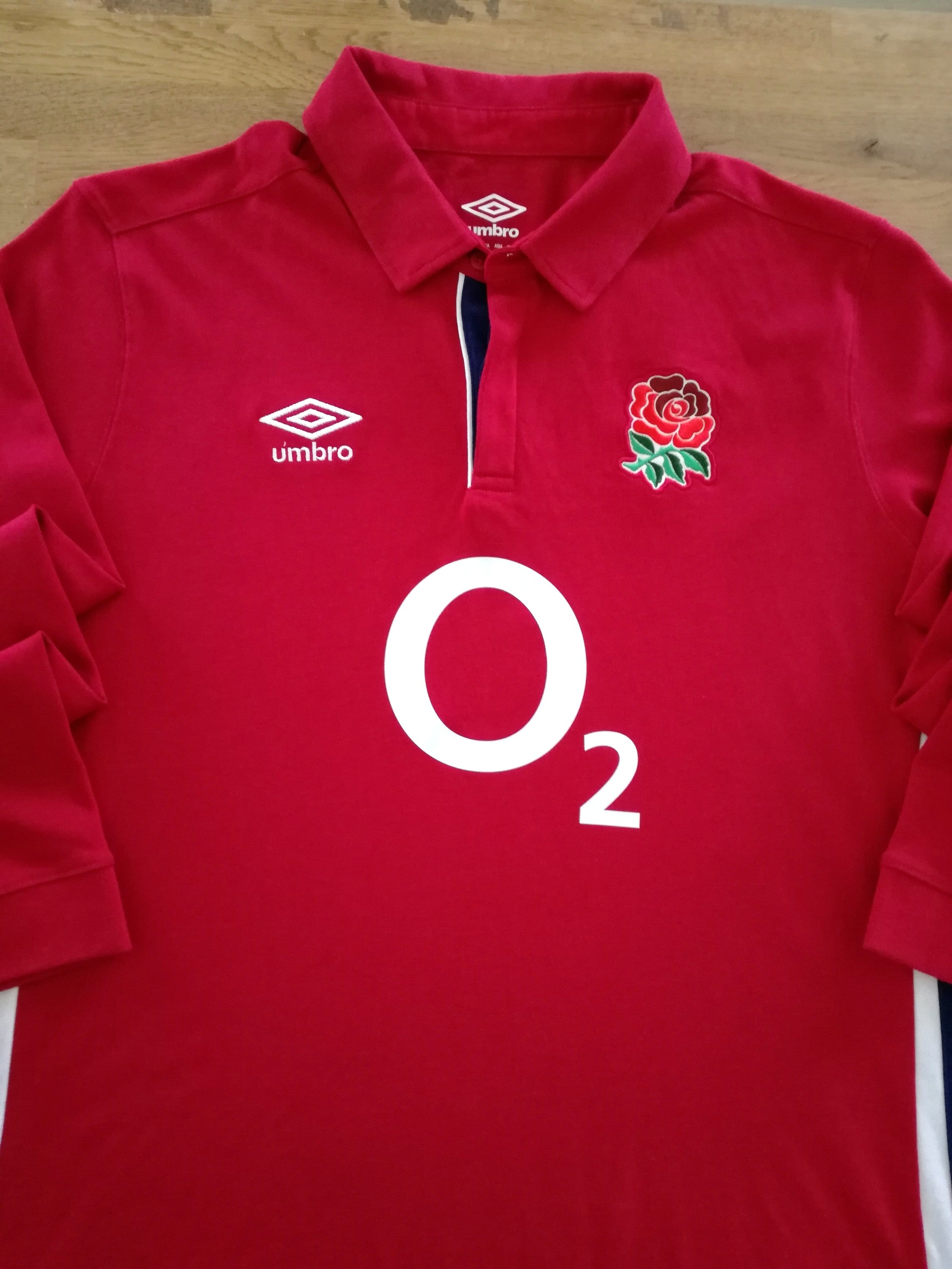 2021/22 England Away Long Sleeve Rugby Shirt