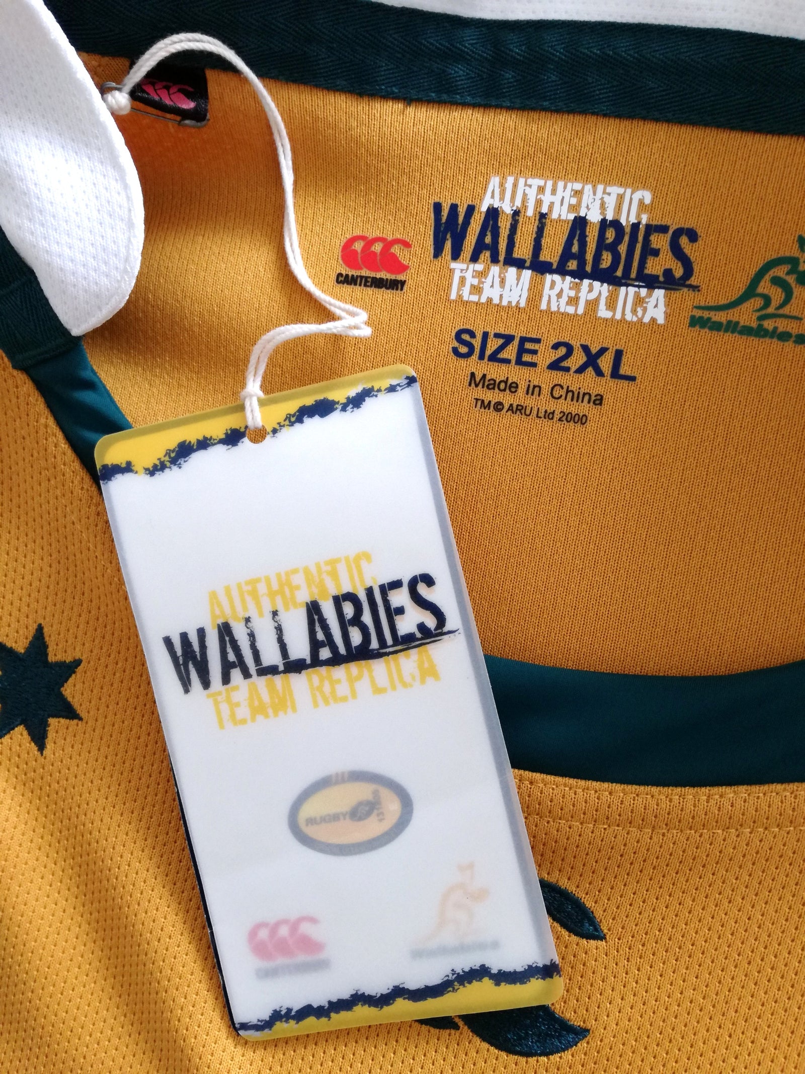 2007 Australia Home Pro-Fit Rugby Shirt (XXL) *BNWT*