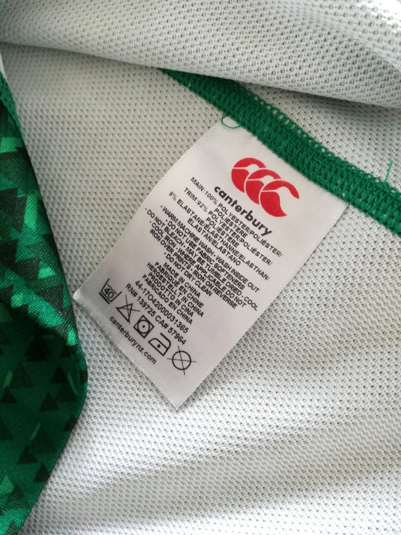 2018/19 Ireland Home Vapodri Rugby Shirt (M)