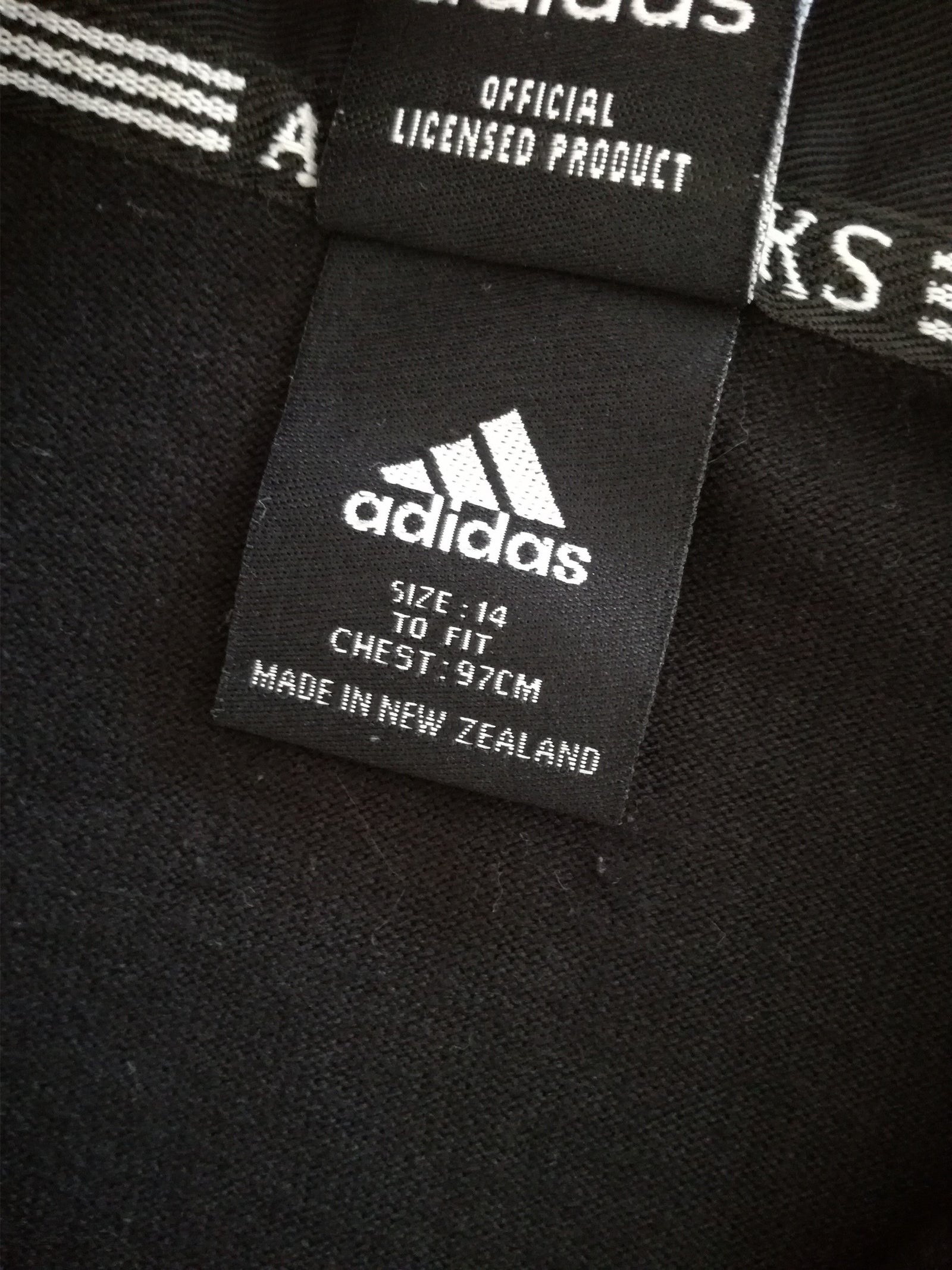 2000 New Zealand Home Rugby Shirt. (W) (Size 14)