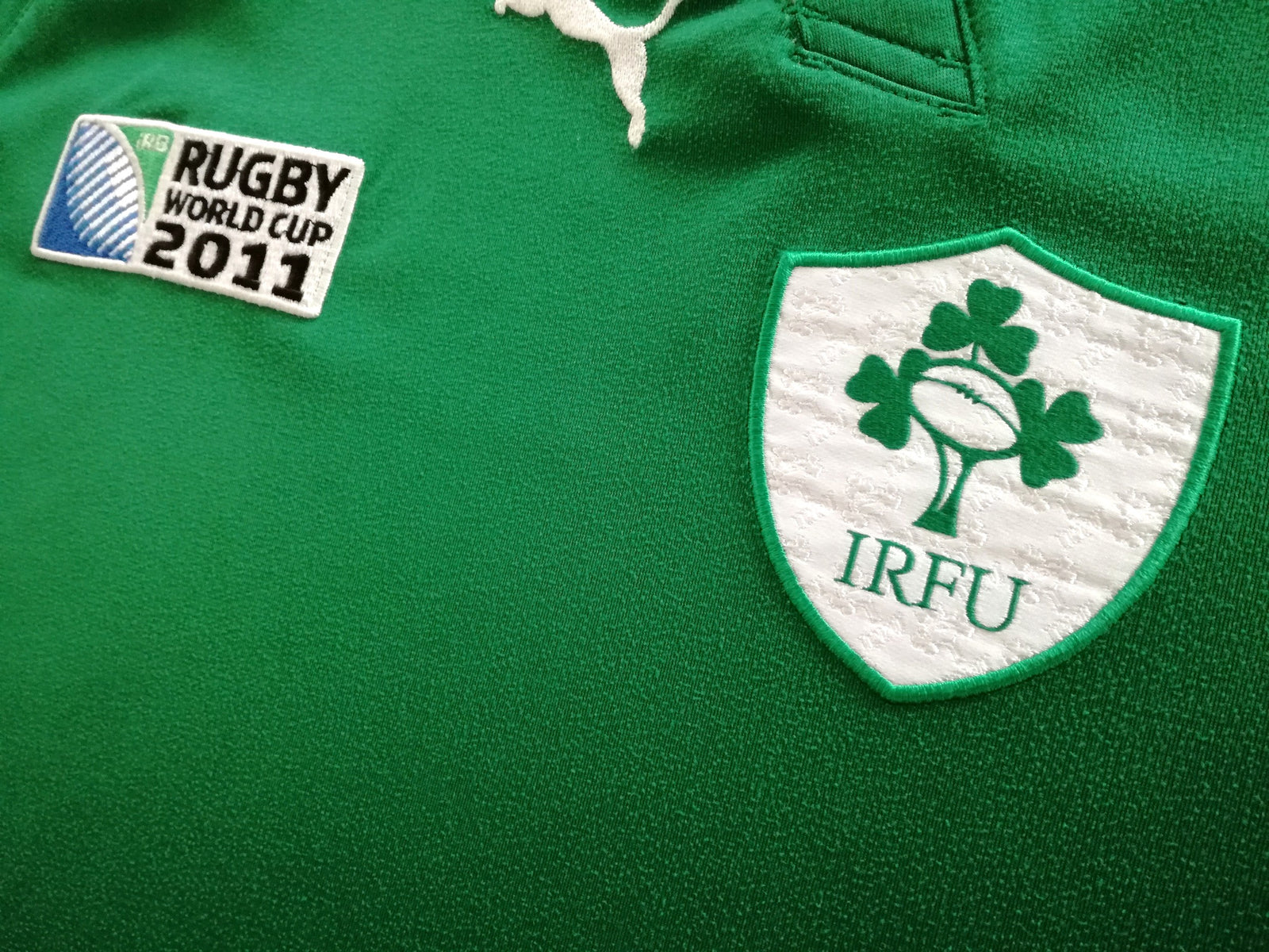 2011 Ireland Home Pro Fit World Cup Rugby Shirt (L)