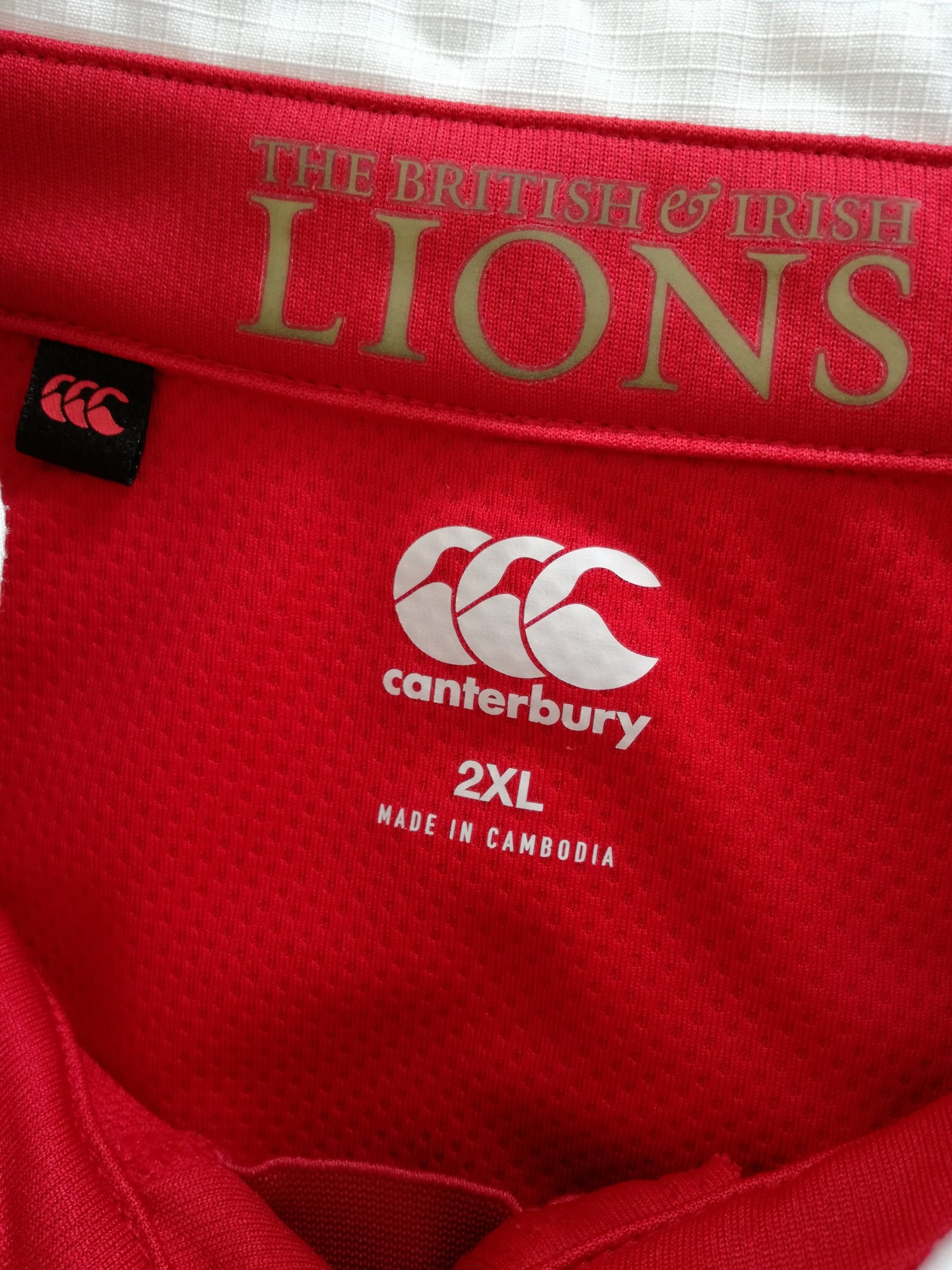 2017 British & Irish Lions Vaposhield Rugby Shirt (XXL)