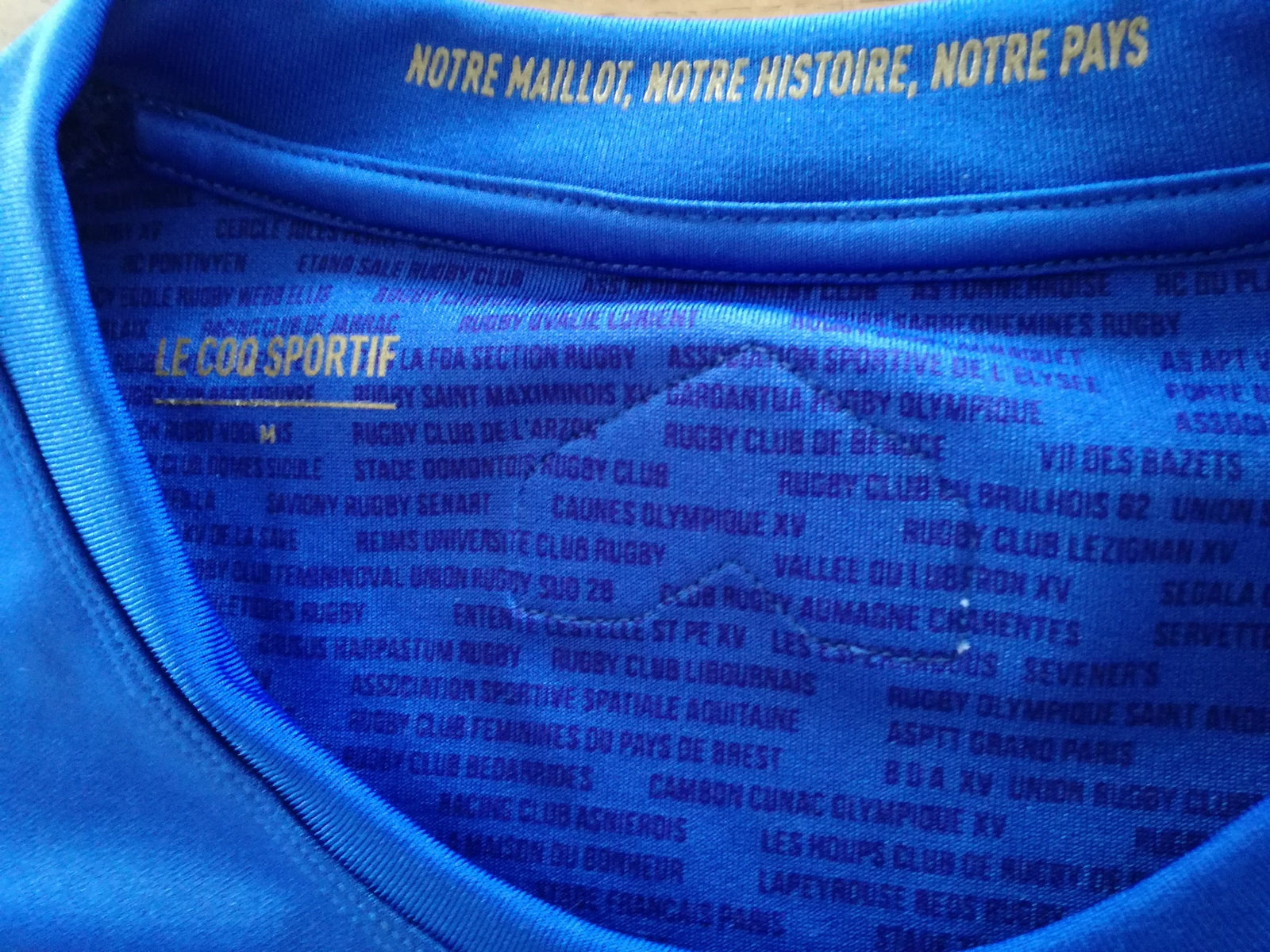 2022/23 France Home Pro-Fit Rugby Shirt (M)