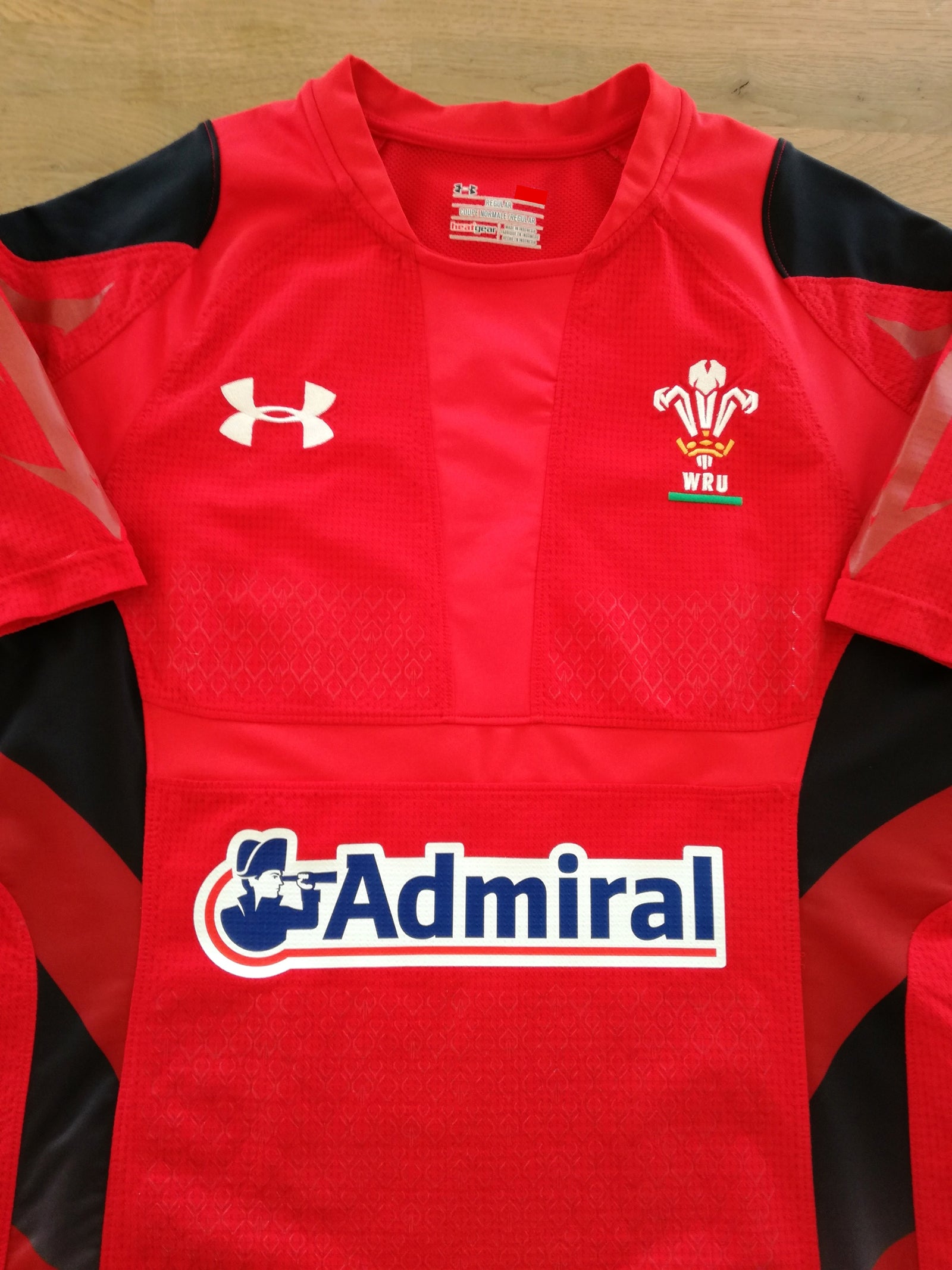 2013/14 Wales Home Player Issue Rugby Shirt