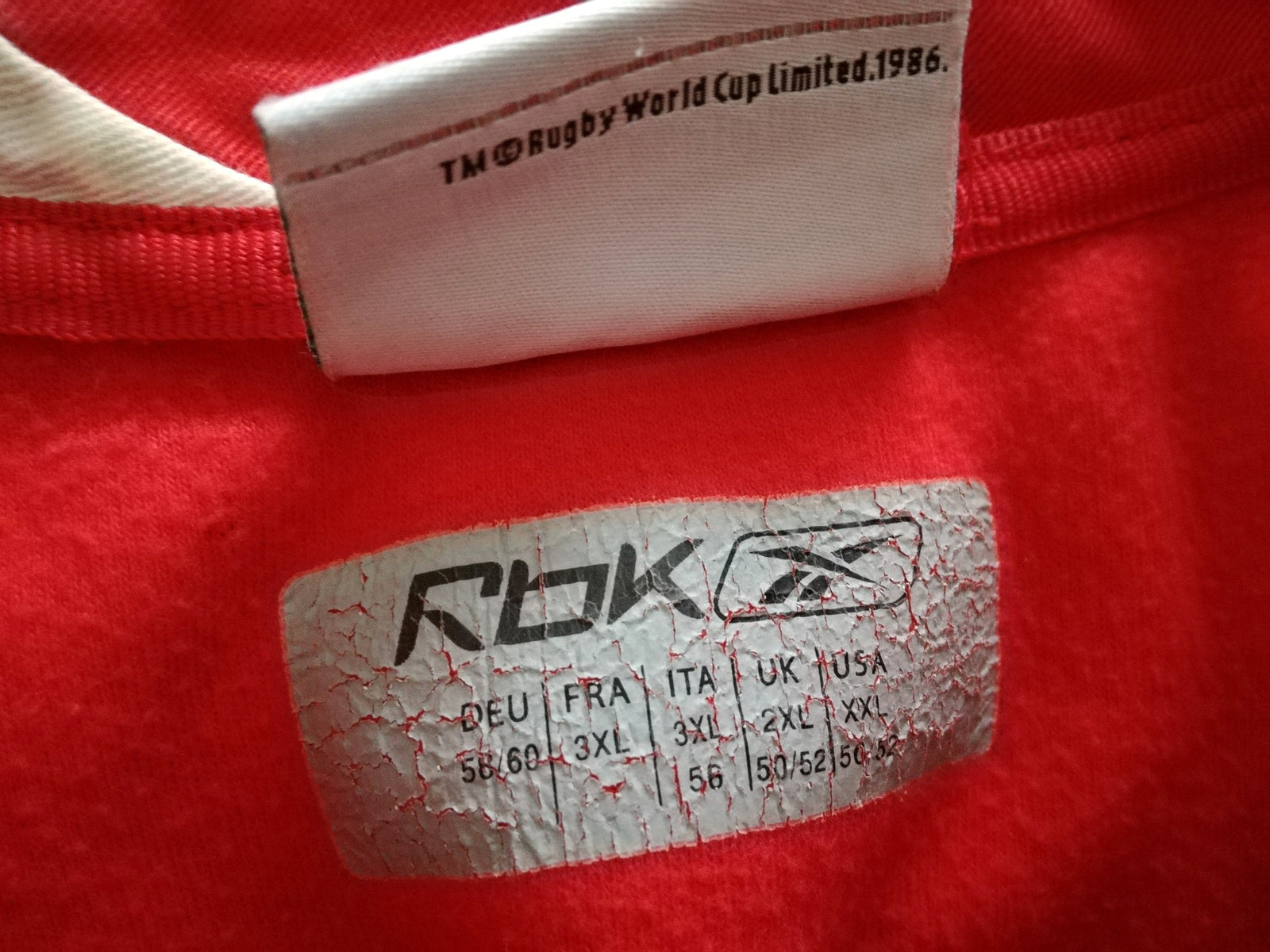 2007 Wales Home World Cup Rugby Shirt (XXL)