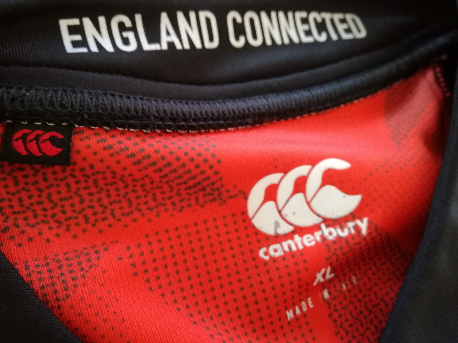 2017/18 England Away Vapodri+ Rugby Shirt (XL)