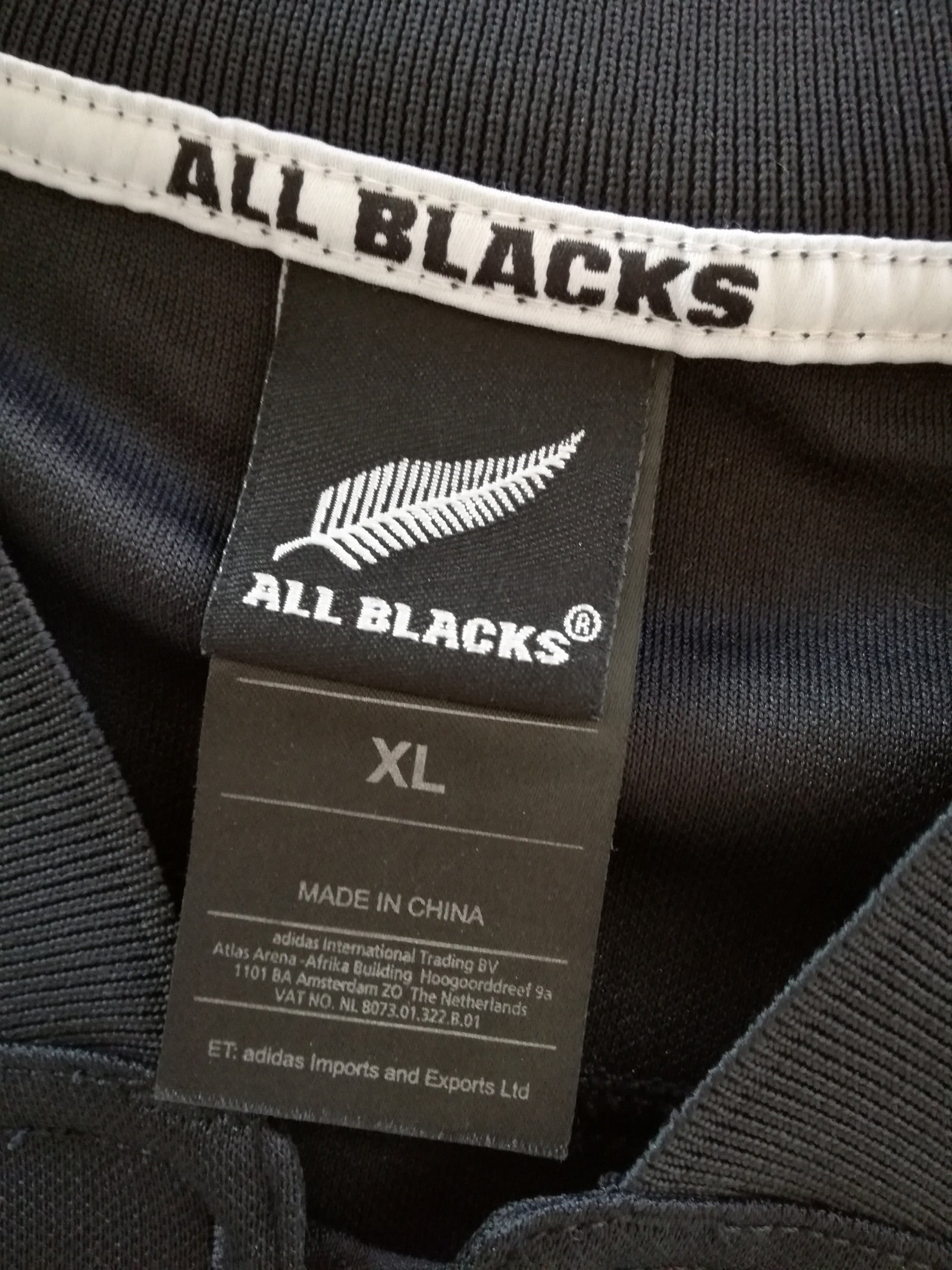 2017 New Zealand Home Rugby Shirt (XL)