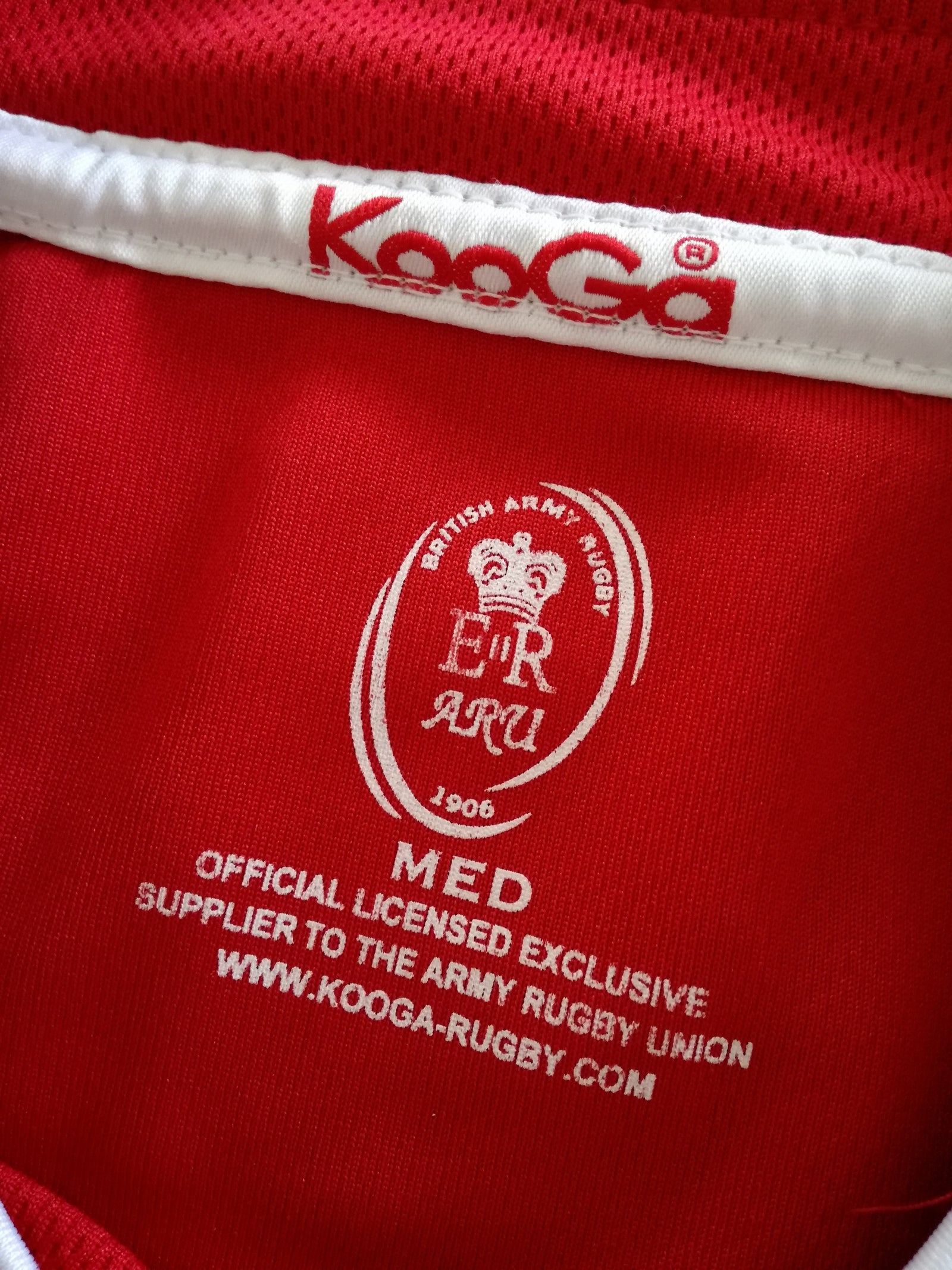 2007 British Army Home Rugby Shirt (M)