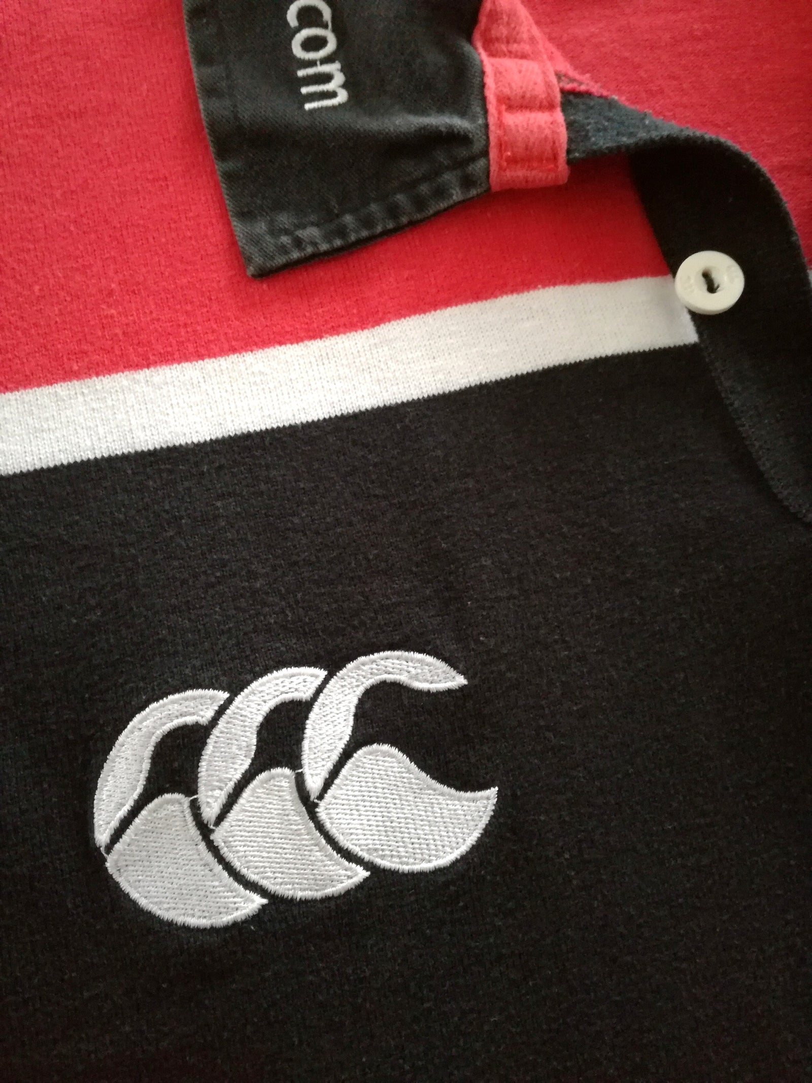 1999/00 Saracens Home Rugby Shirt. (XL)