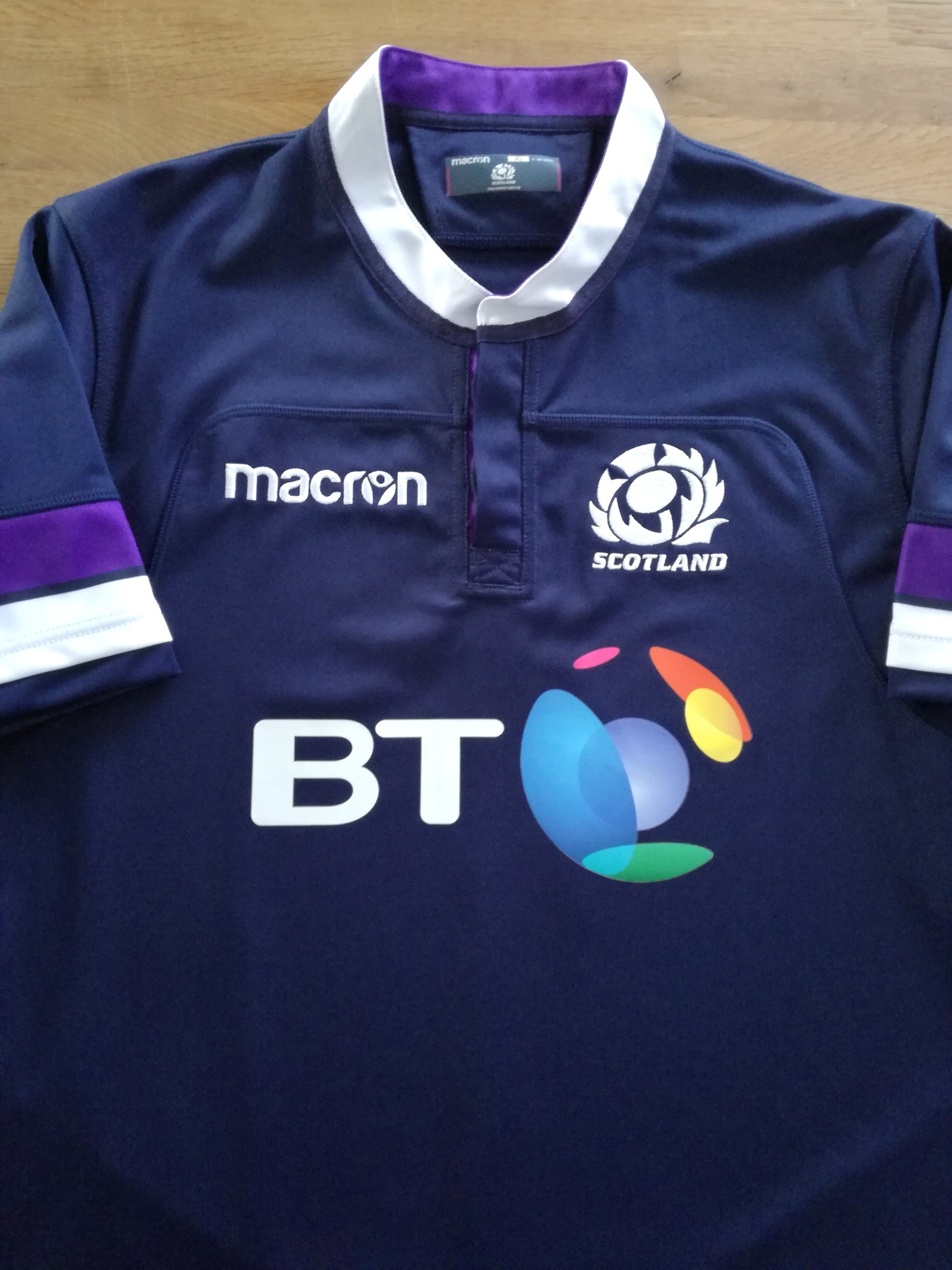 2017/18 Scotland Home Rugby Shirt