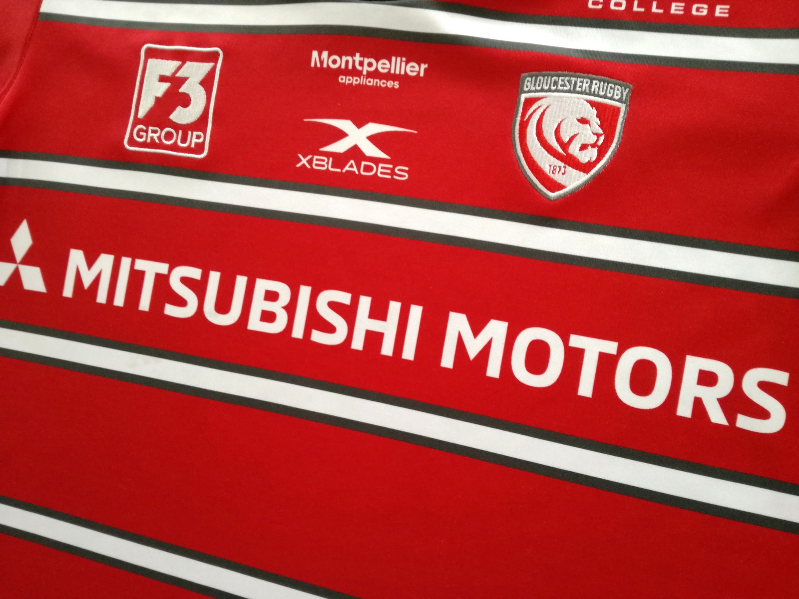 2018/19 Gloucester Home Rugby Shirt (W) (Size 14)