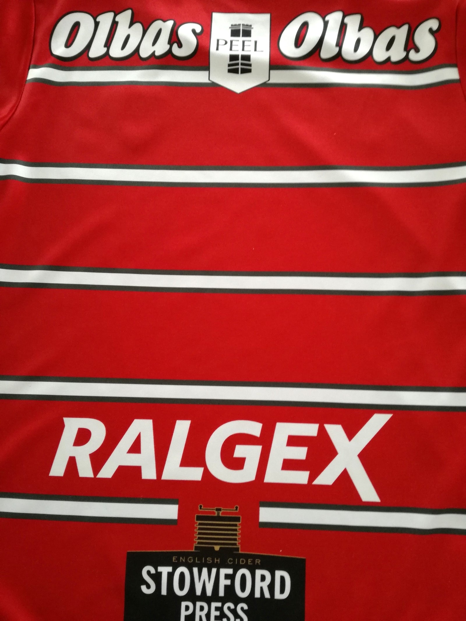2018/19 Gloucester Home Rugby Shirt (W) (Size 14)